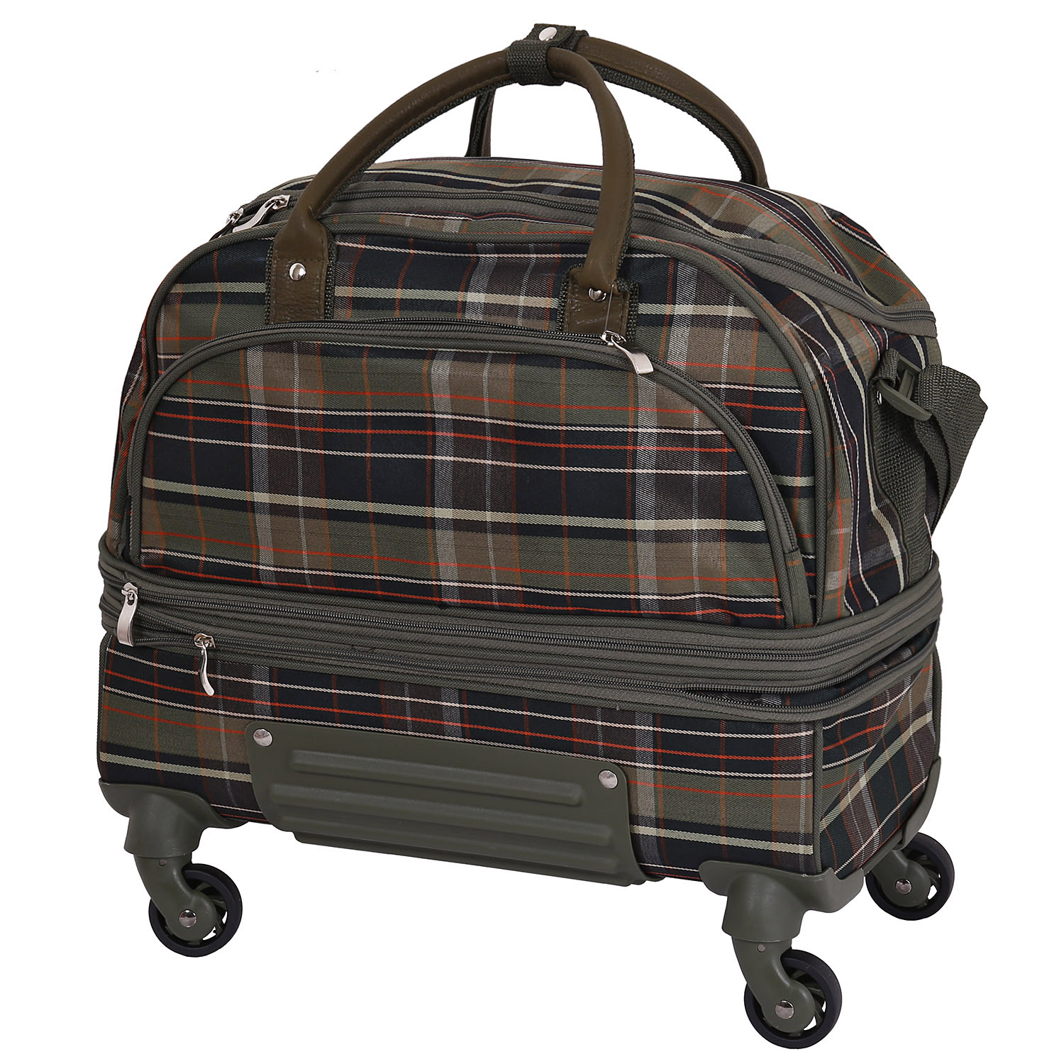 Раздвижная сумка на 4х колесах TSV 530.24 Green