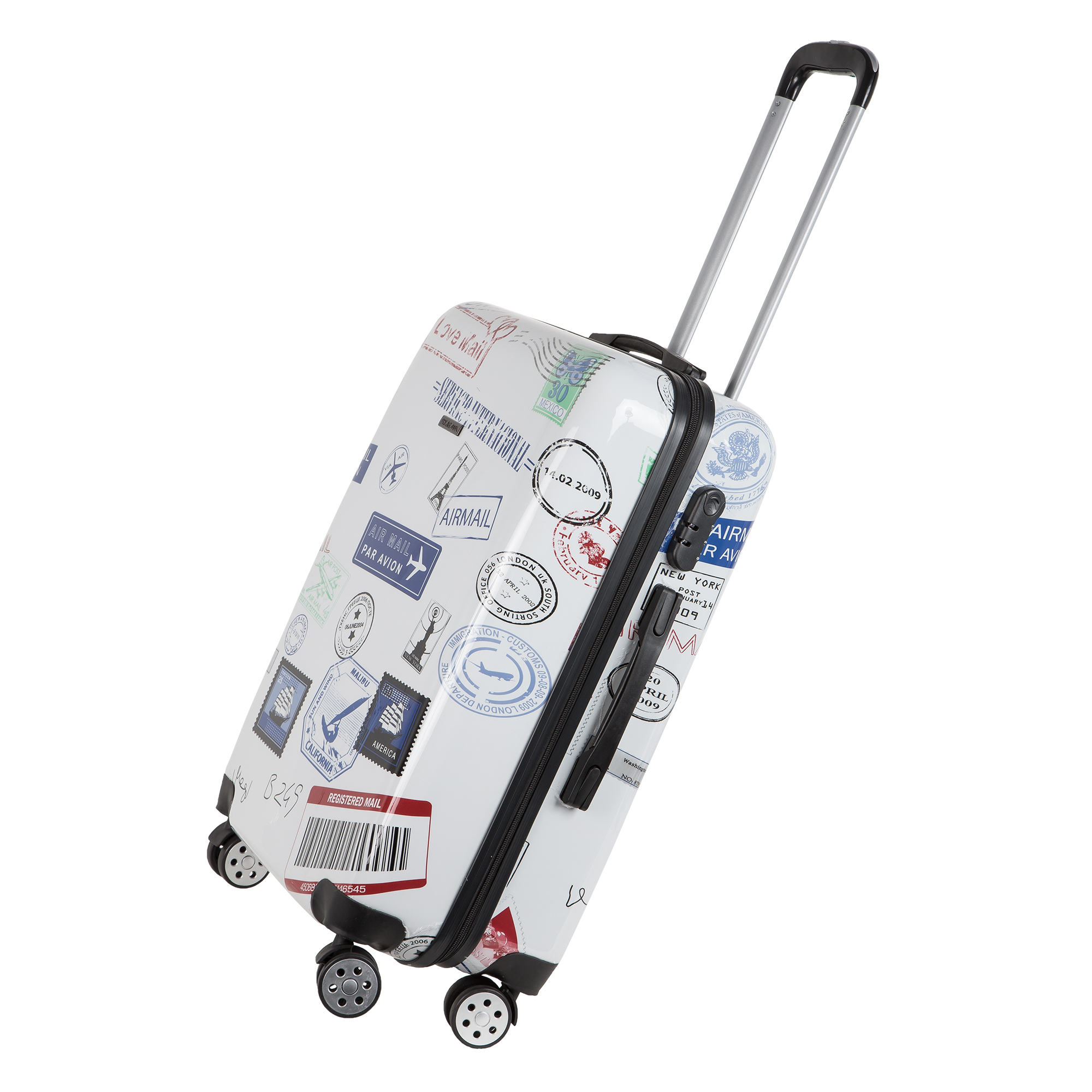 Чемодан средний POLAR РА021-24 Марки