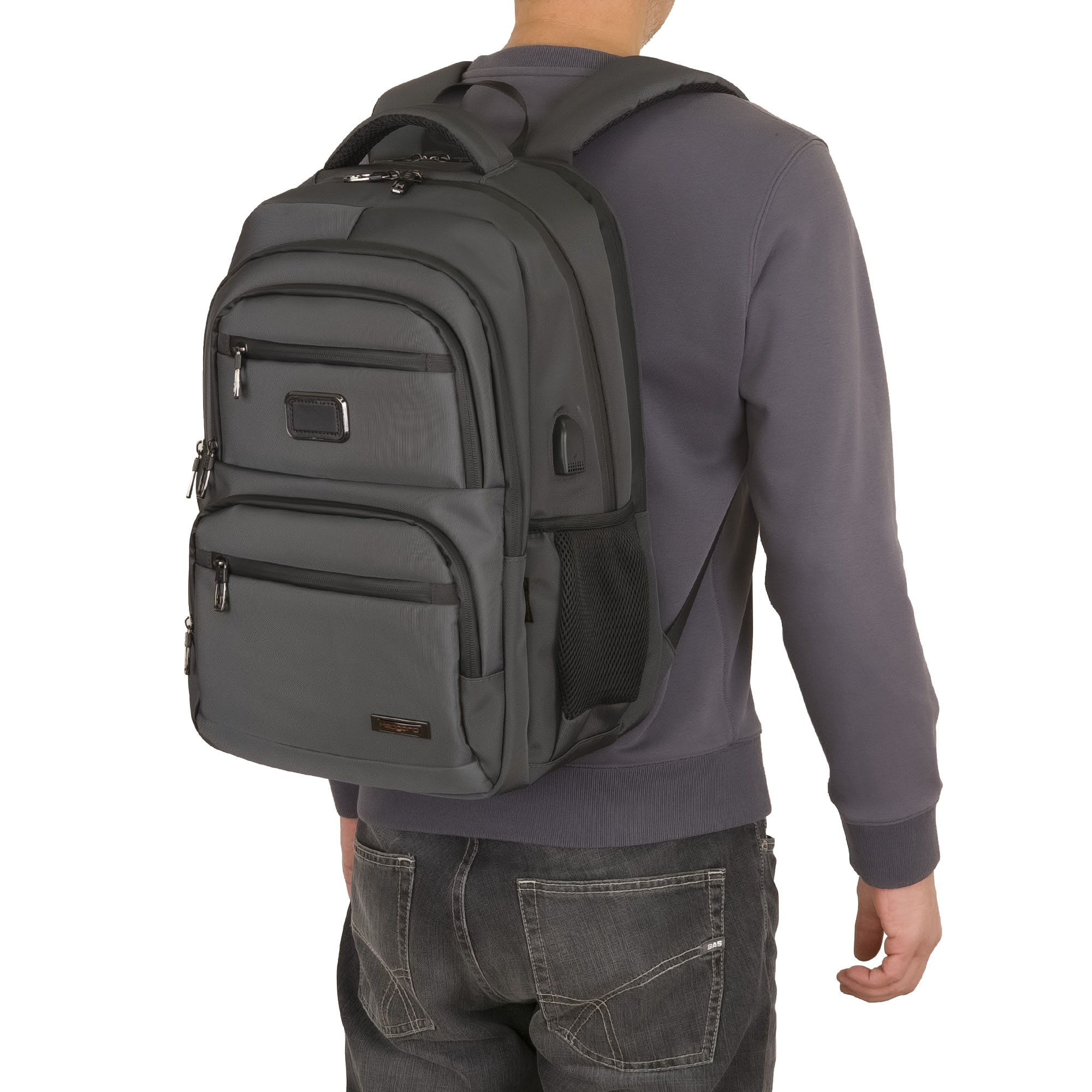 Рюкзак 3 отделения  Hedgard 0280 Grey