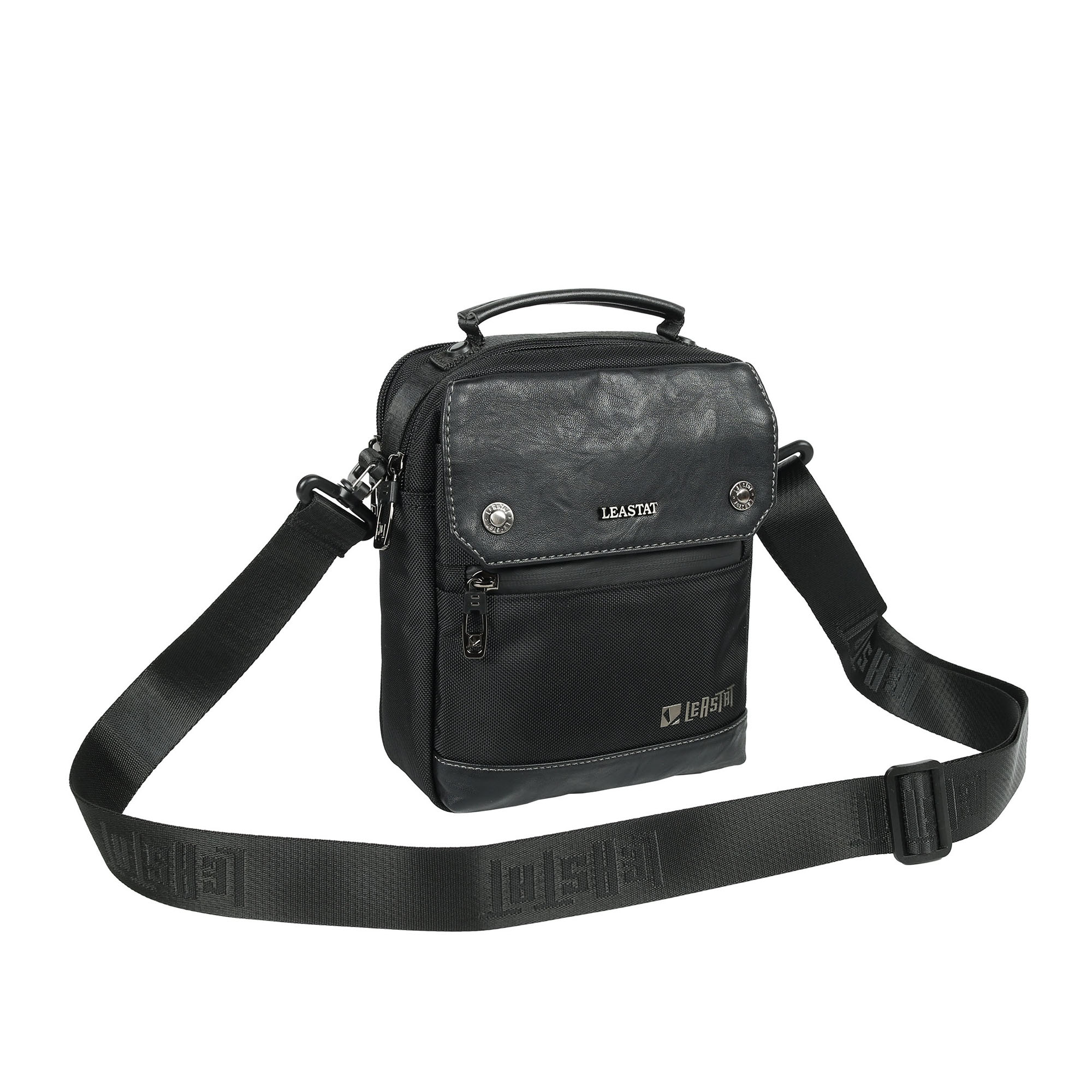 Мужская сумка через плечо LEASTAT 6606.2 Black