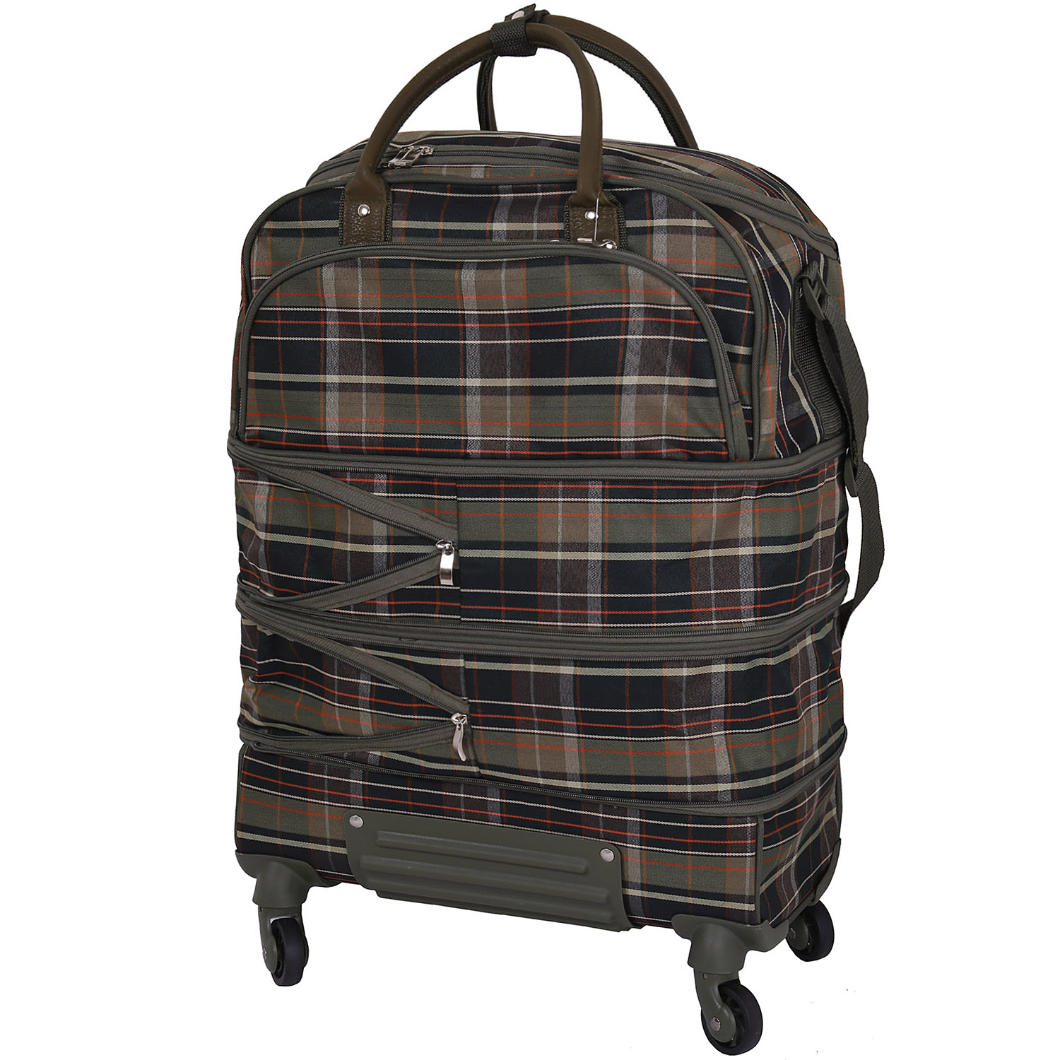 Раздвижная сумка на 4х колесах TSV 530.24 Green