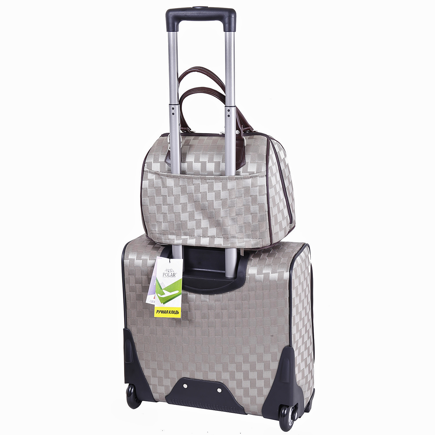 Кейс-пилот на 2х колесах POLAR П7097 Gold