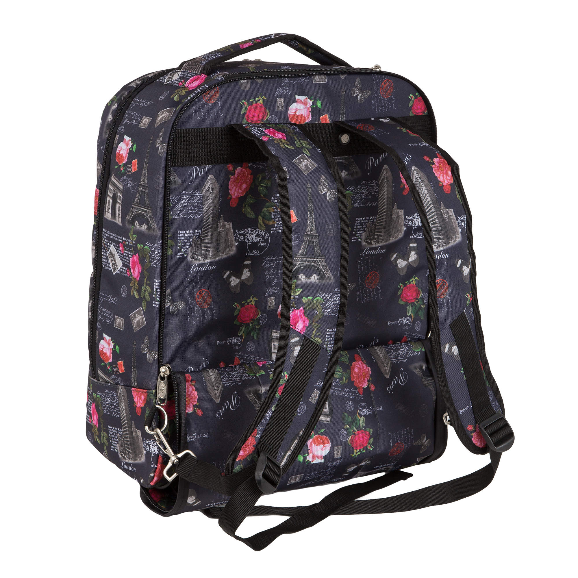 Чемодан-рюкзак на колесах POLAR П7111 "Дождь"