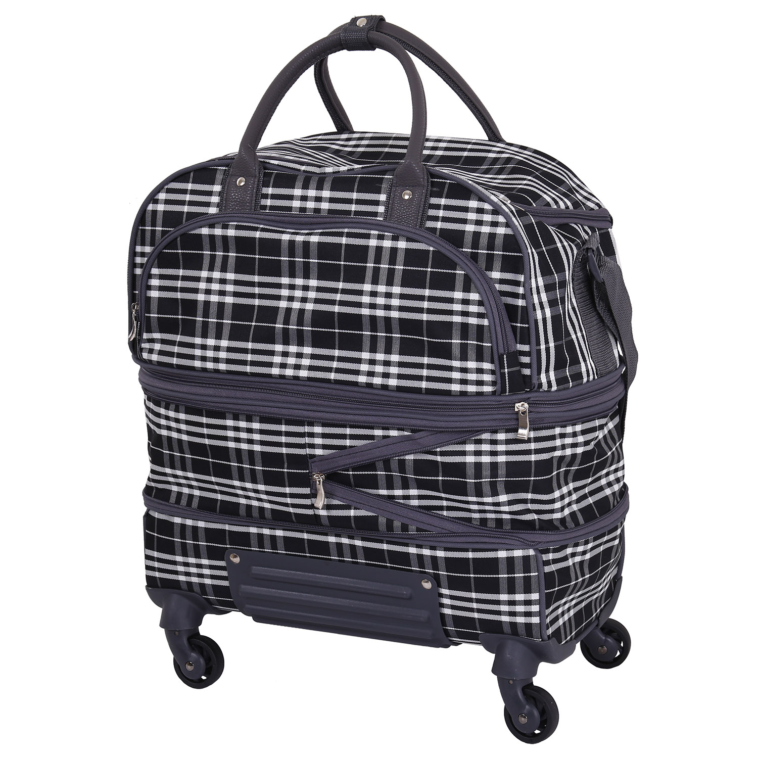 Раздвижная сумка на 4х колесах TSV 530.24 Black