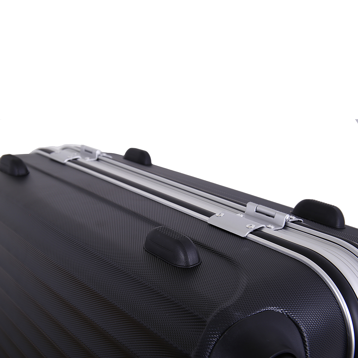 Чемодан-кейс, средний POLAR Р1145-25 Black