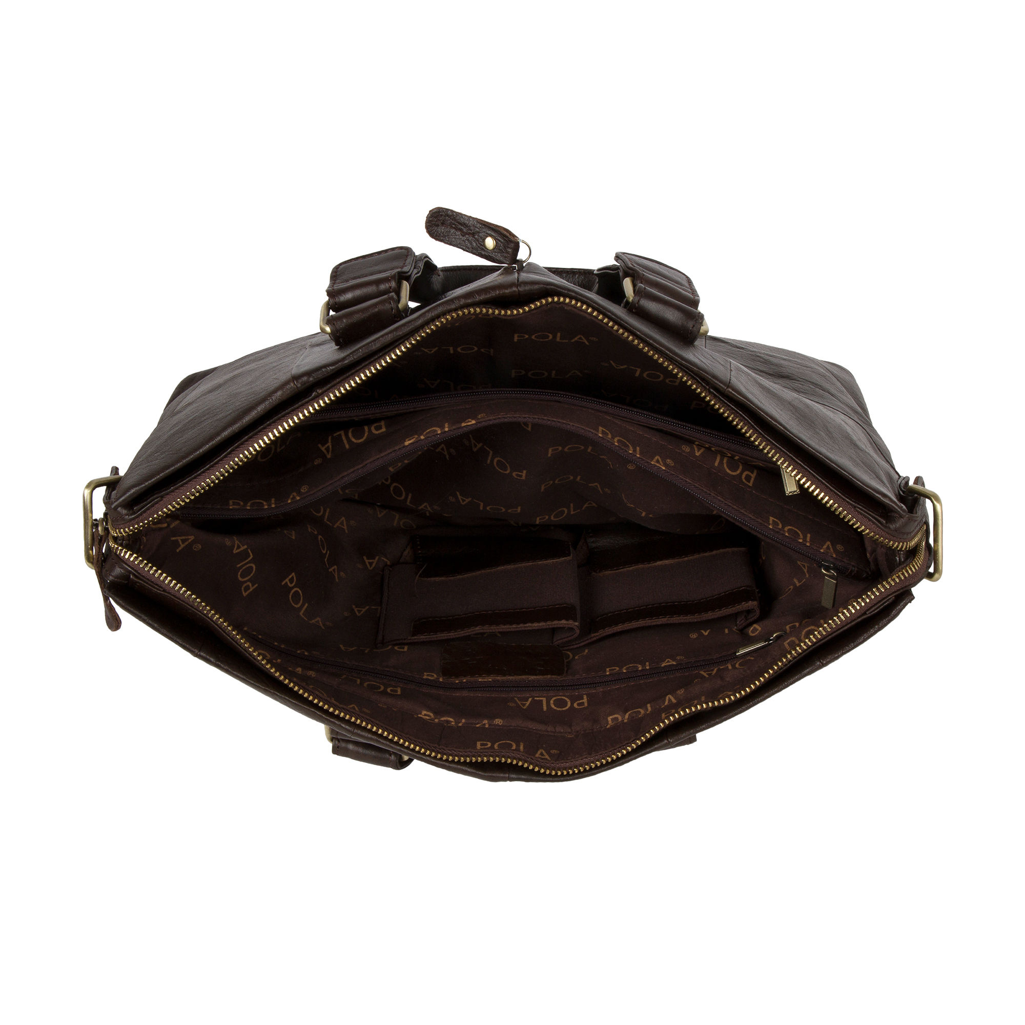 Сумка из натуральной кожи POLA 0212 Coffee