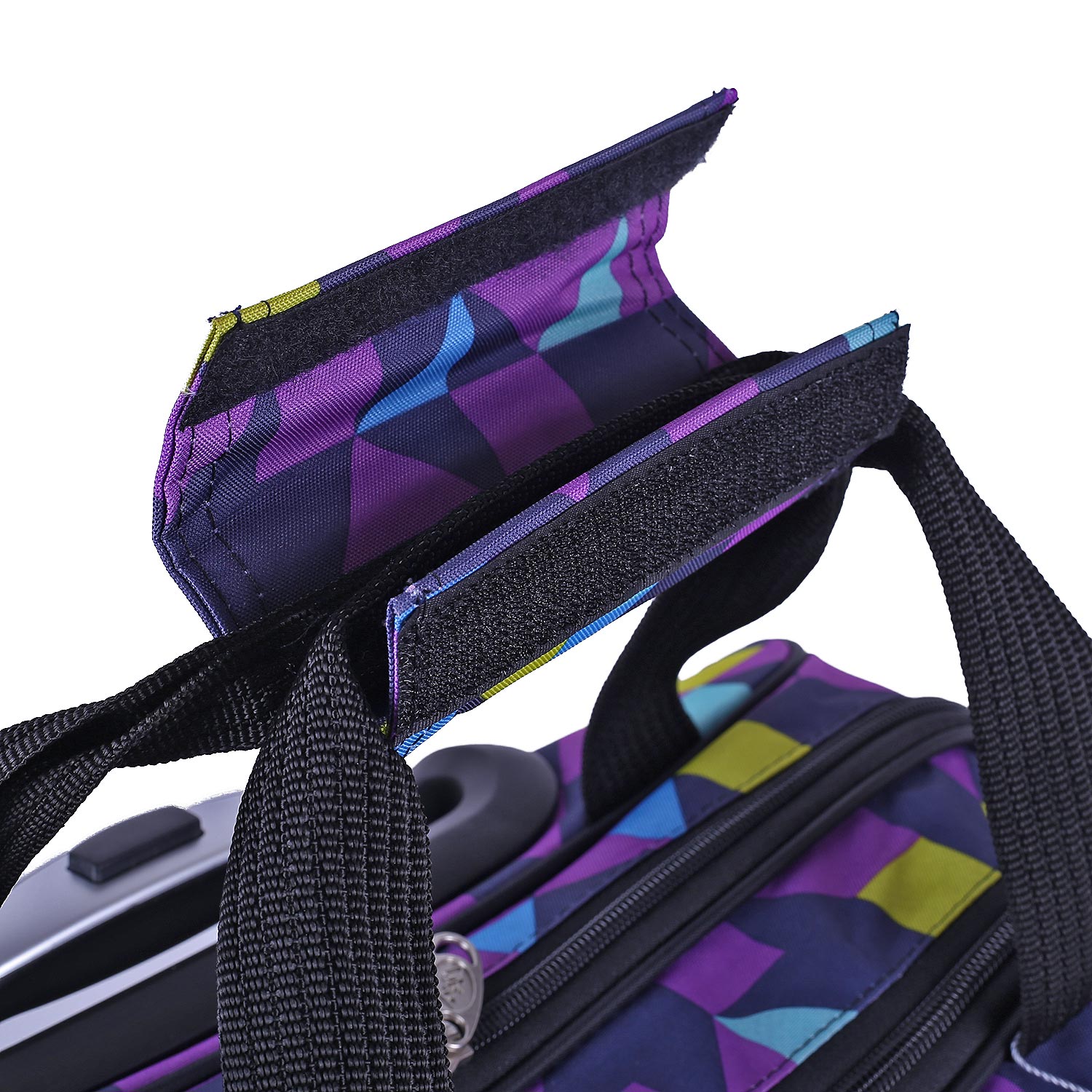 Чемодан на колесах для ручной клади POLAR П7094 "Калейдоскоп"