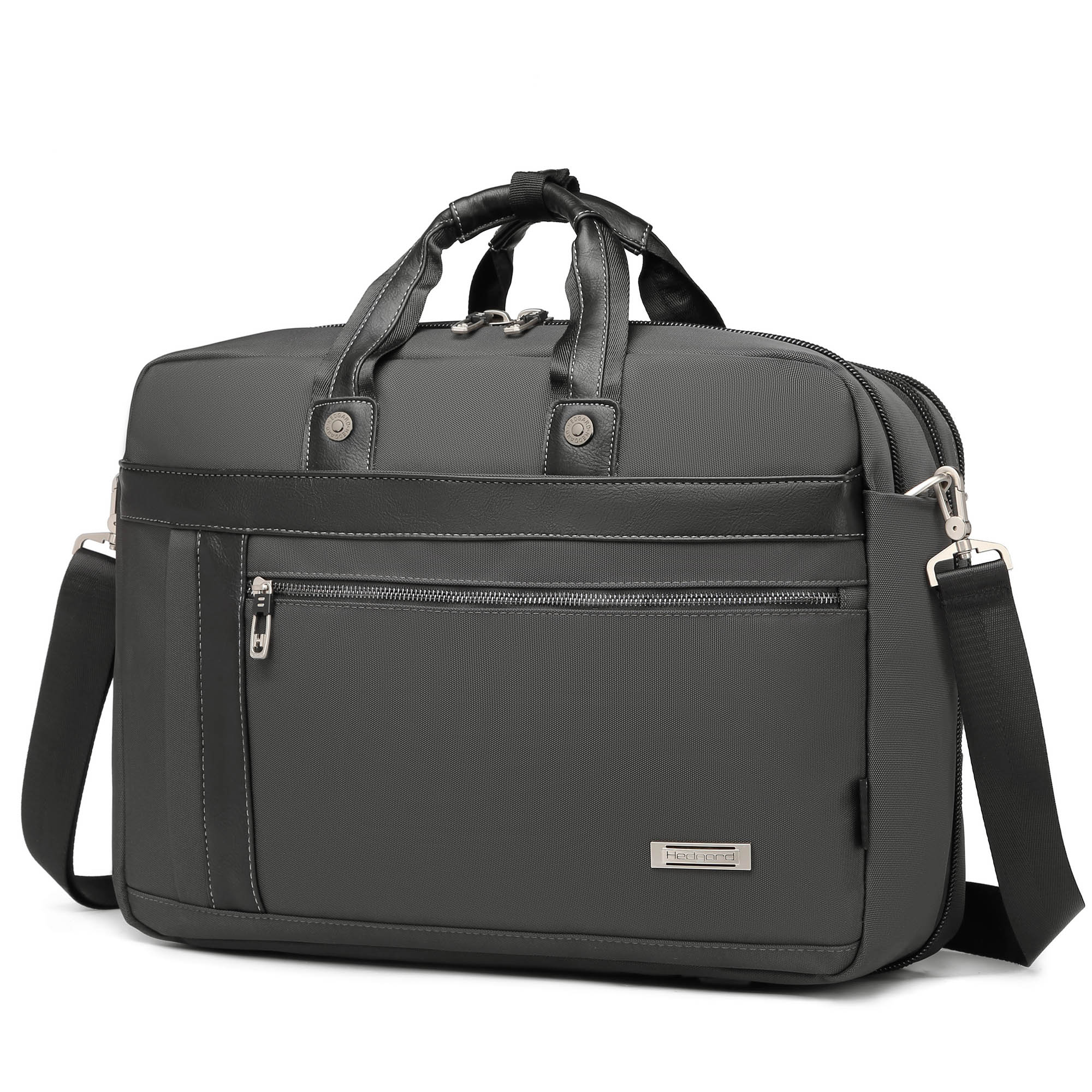 Мужская раздвижная сумка  Hedgard 1147 Black 15"