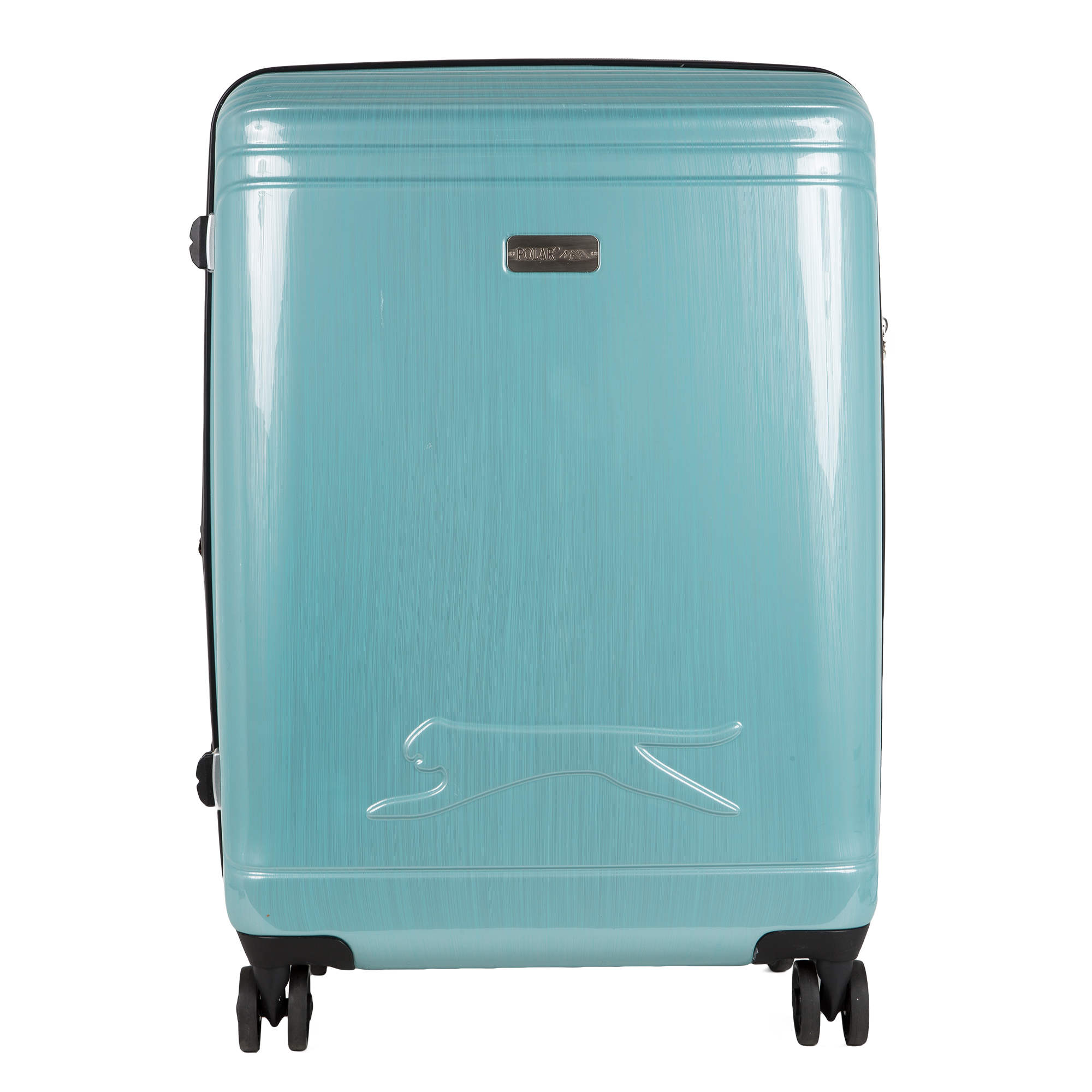 Чемодан средний, с увеличением объема POLAR Р1936-24" Green