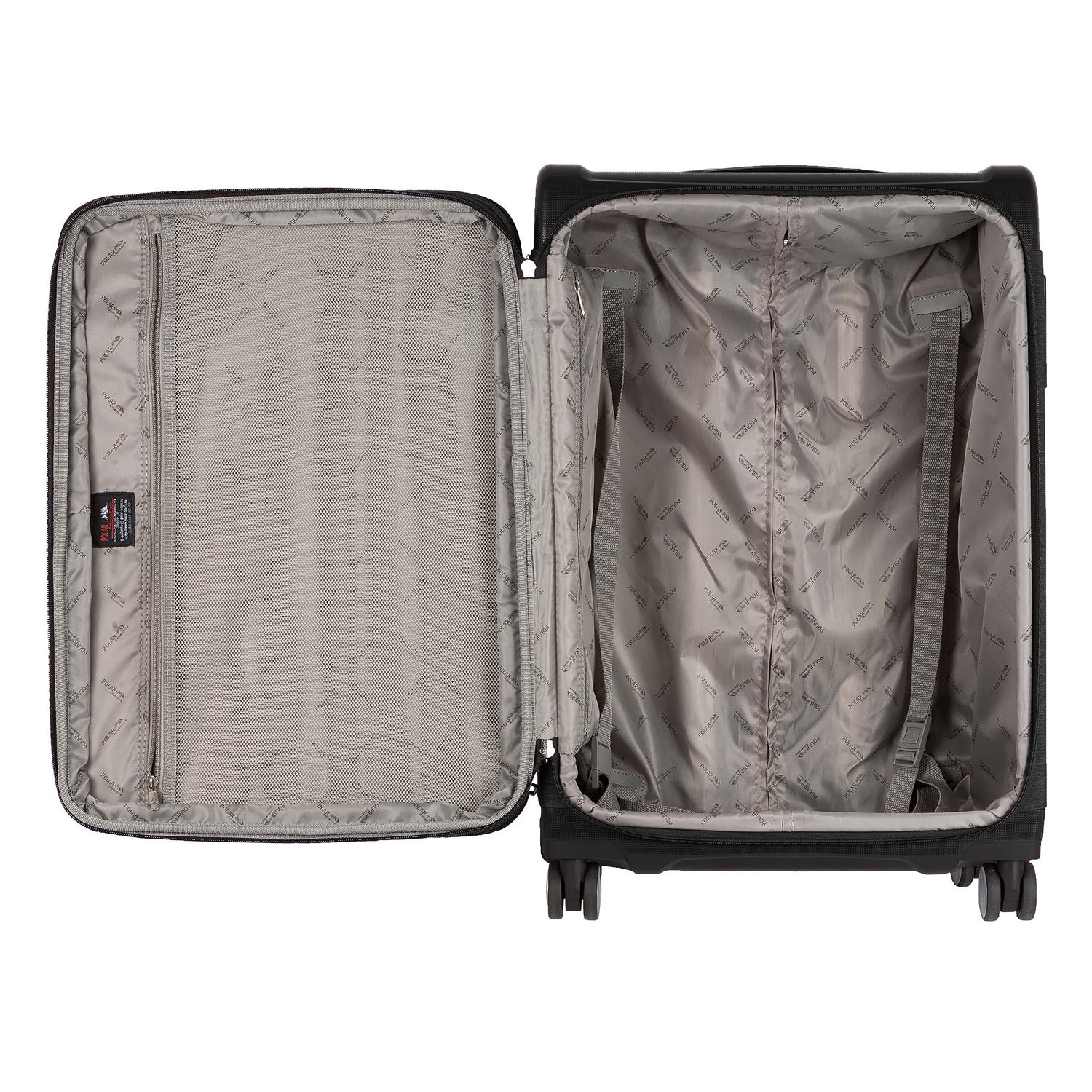 Чемодан малый POLAR Р1930-20 Black