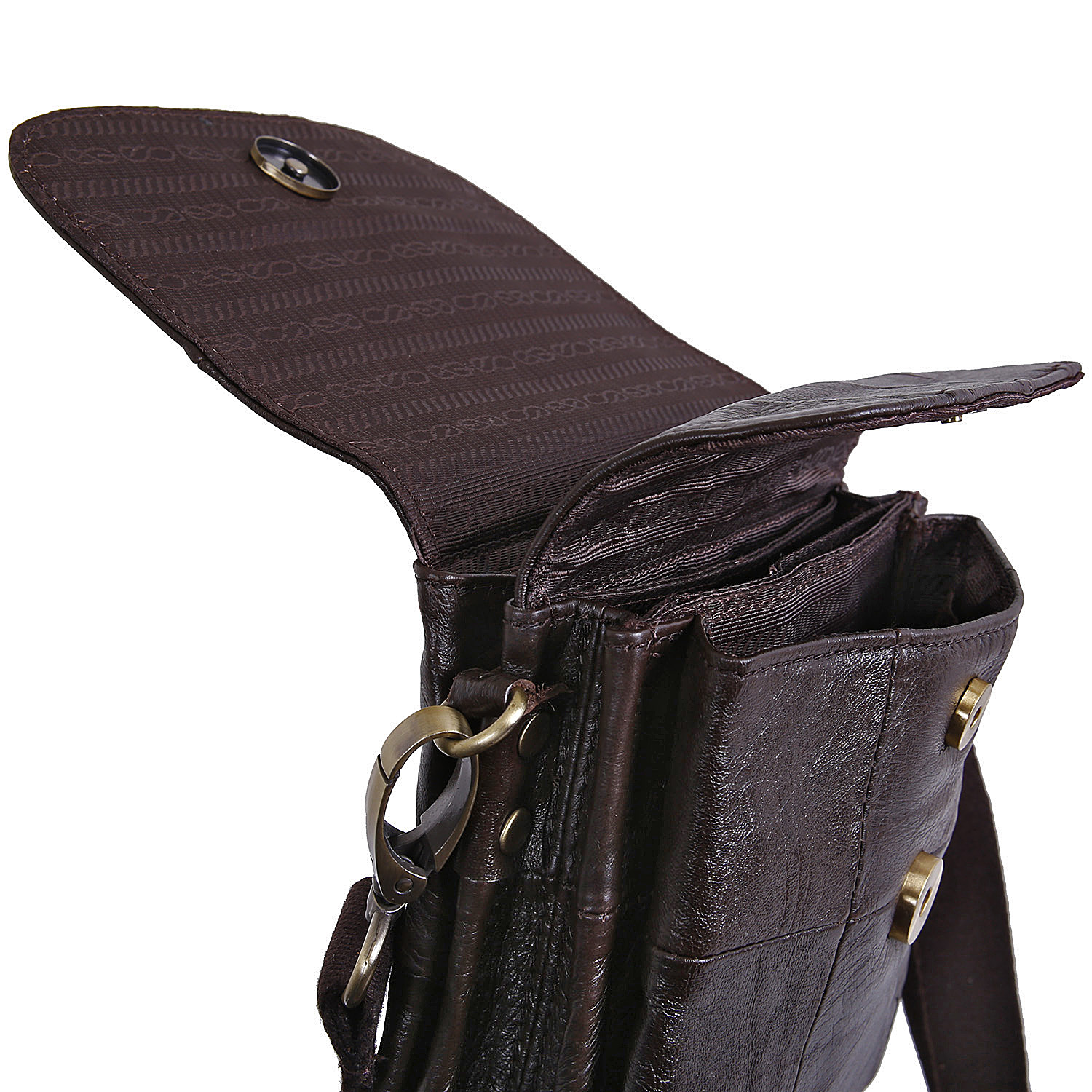 Сумка на плечо с креплением на ремень POLA 9035 Brown