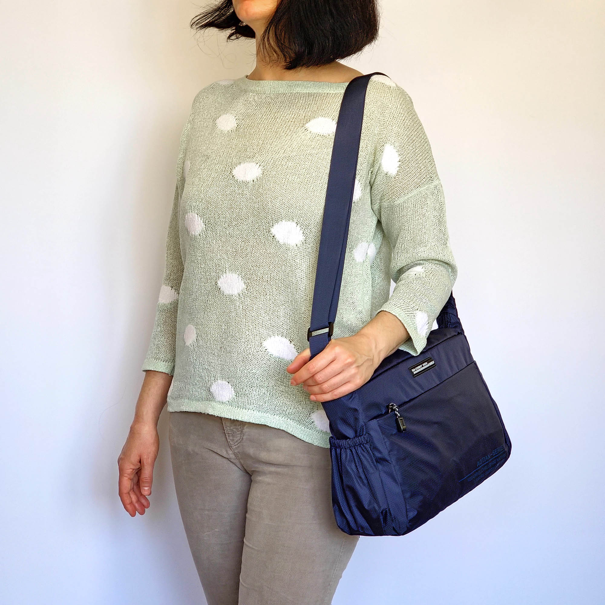 Сумка на плечо унисекс AOTIAN 8620 Blue