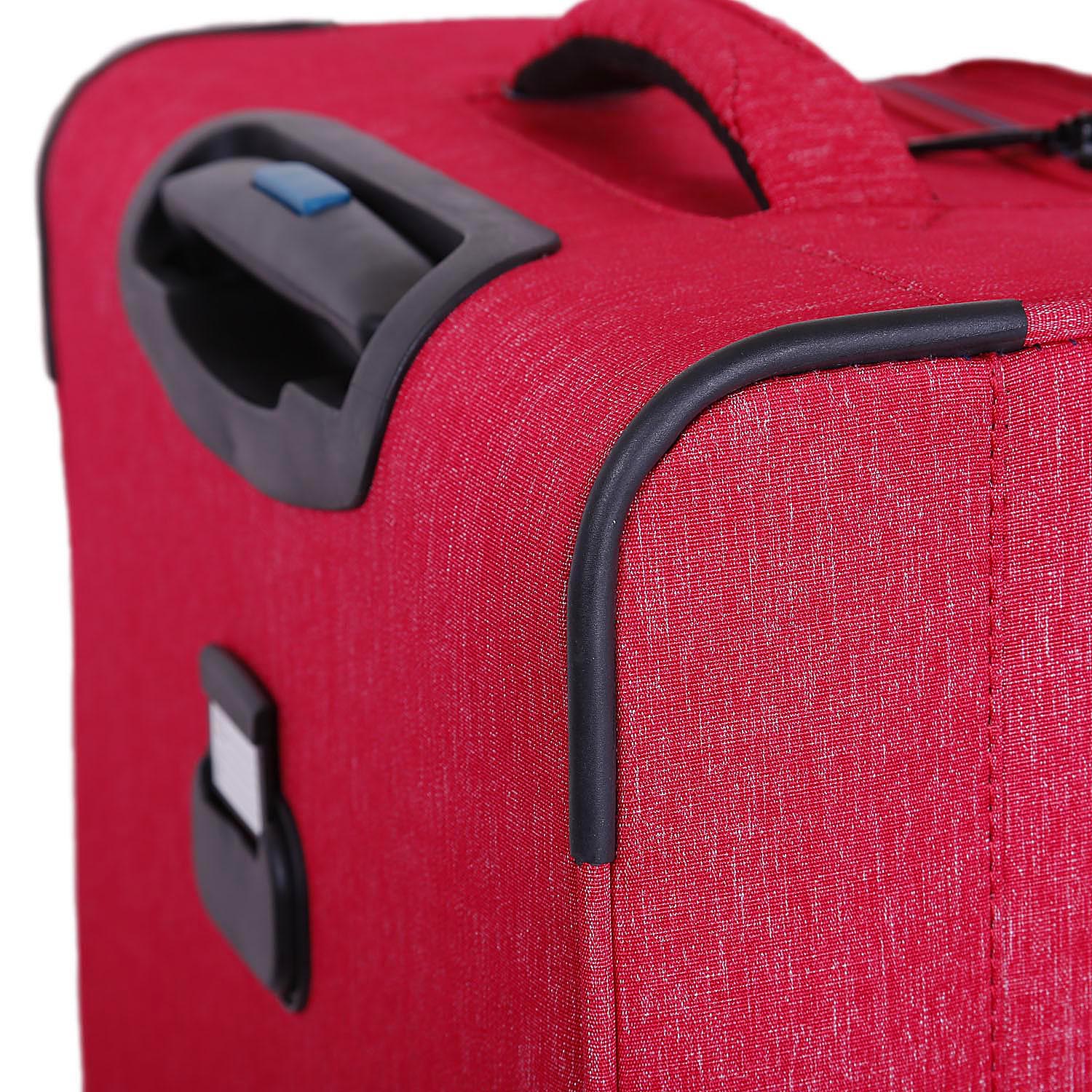 Суперлегкий чемодан среднего размера POLAR Р18А13-23" Red