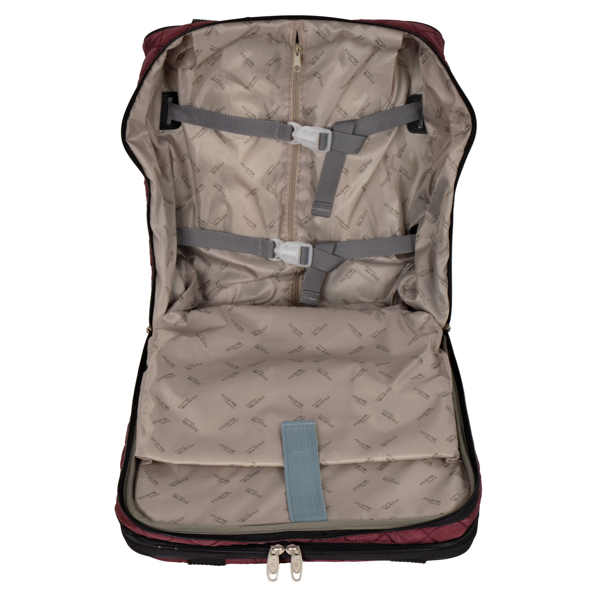 Сумка на колесах для ручной клади POLAR 7058 Grey