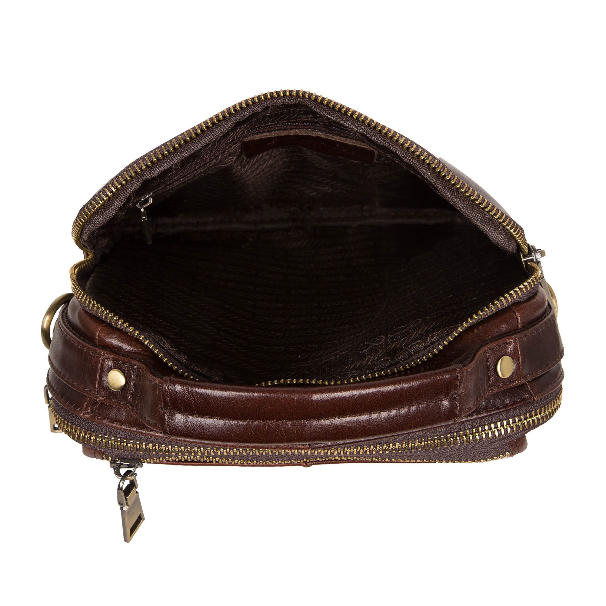 Мужская кожаная сумка POLAR 812166-9 Brown