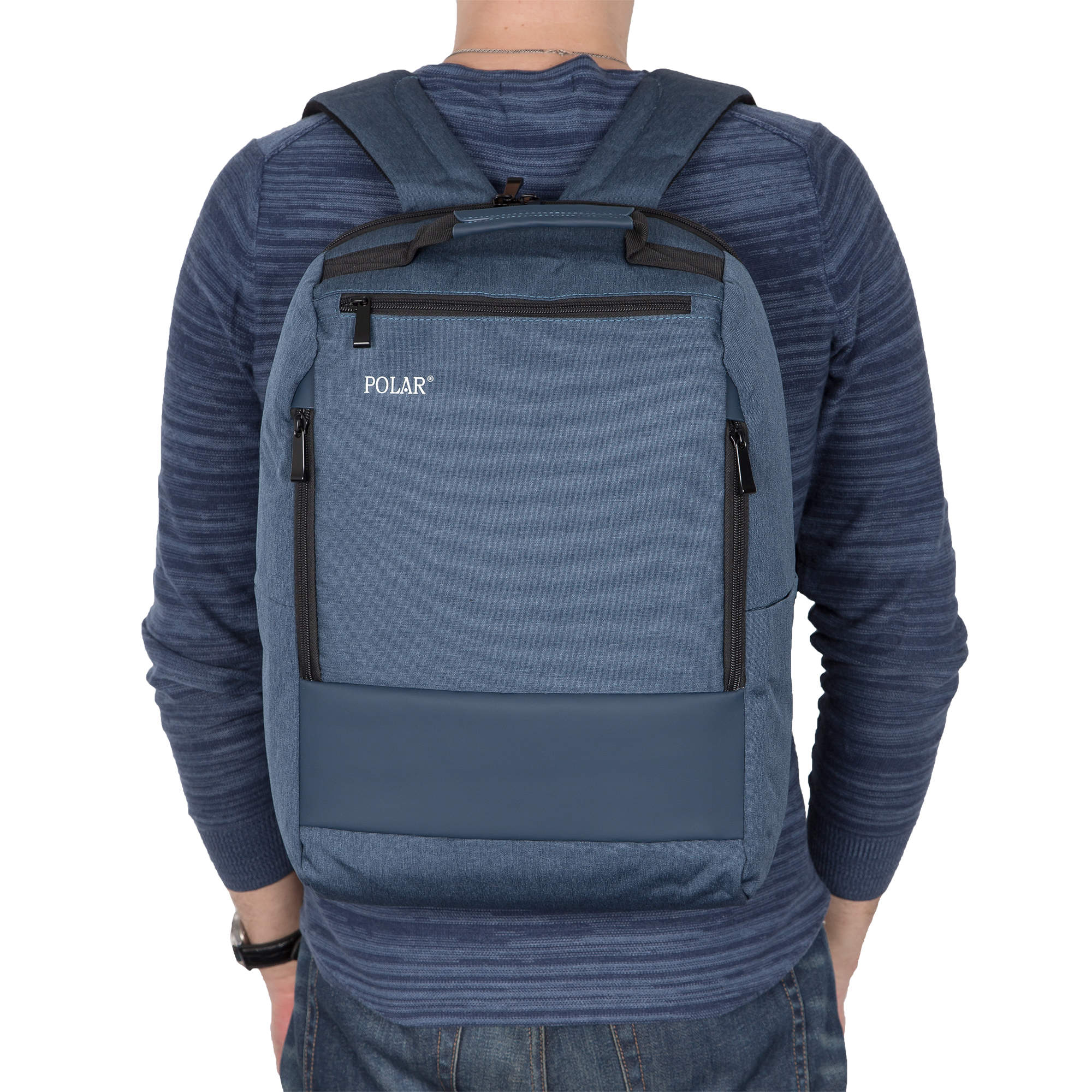 Городской рюкзак POLAR П0050 серый