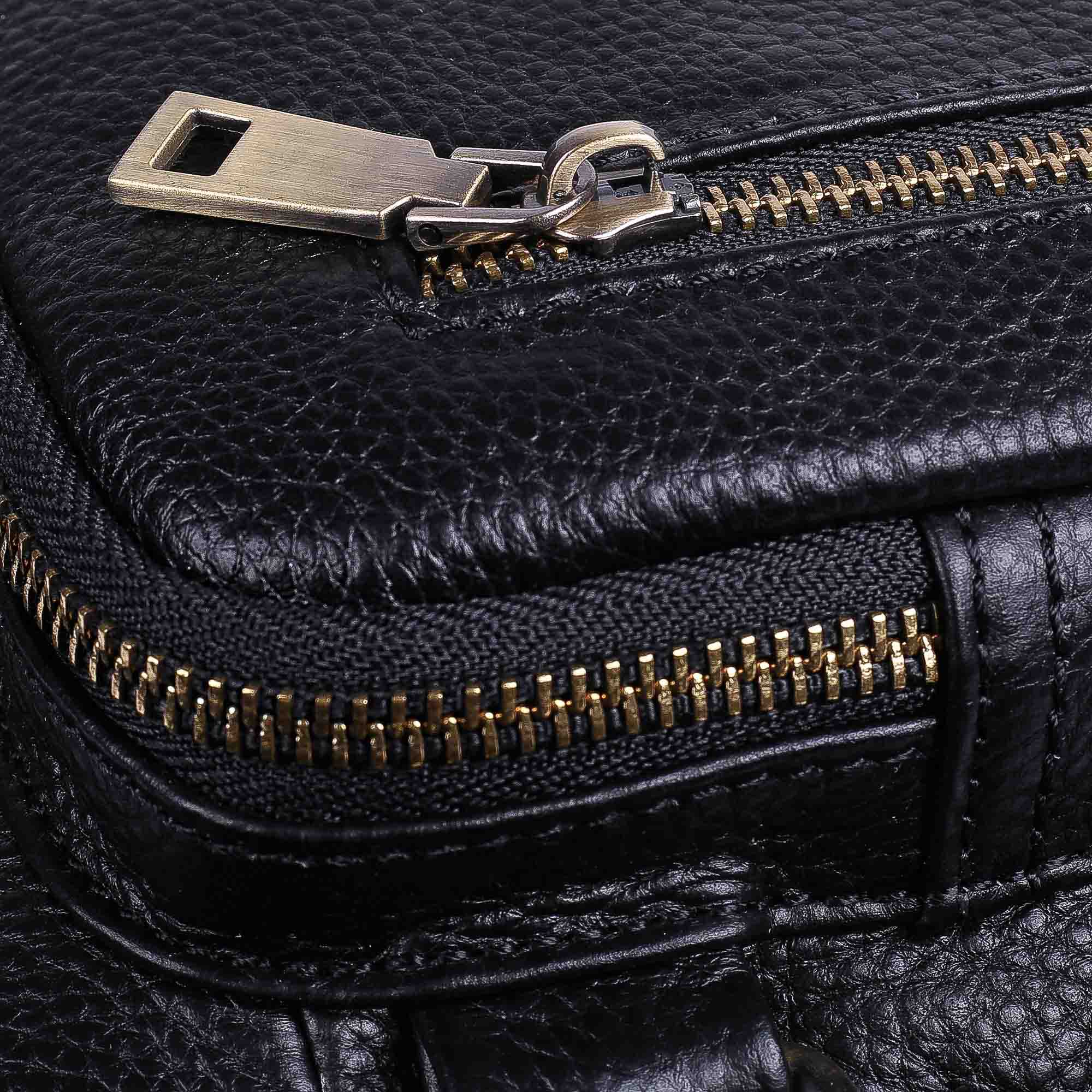 Сумка-рюкзак из натуральной кожи POLA 6031 Black