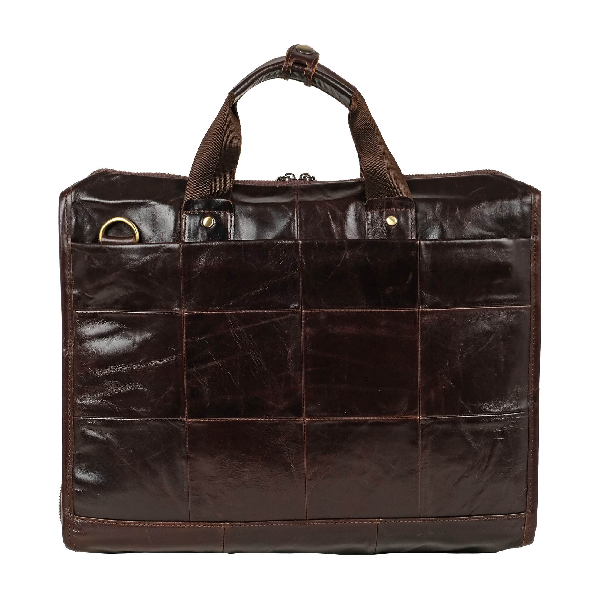 Портфель-папка из натуральной кожи POLA 5191 Brown