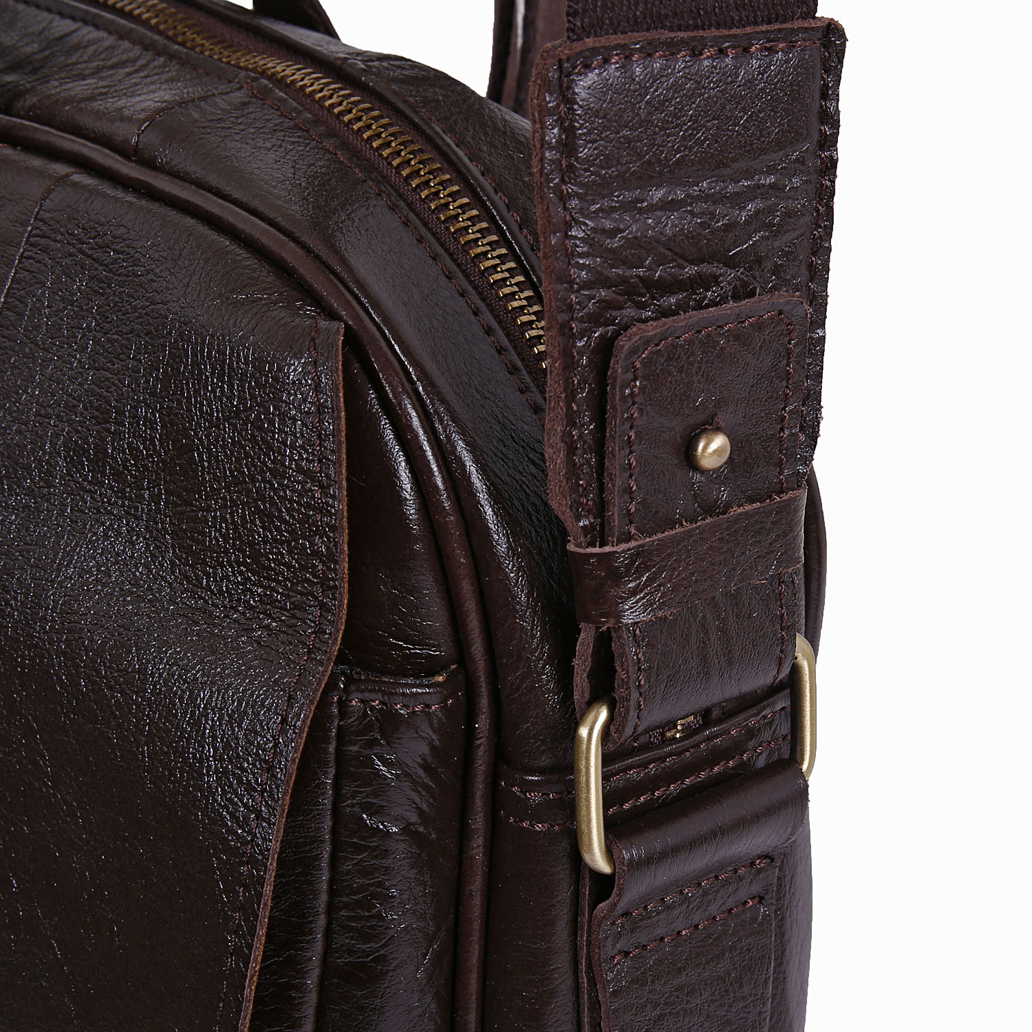 Мужская кожаная сумка POLA 5151 Brown