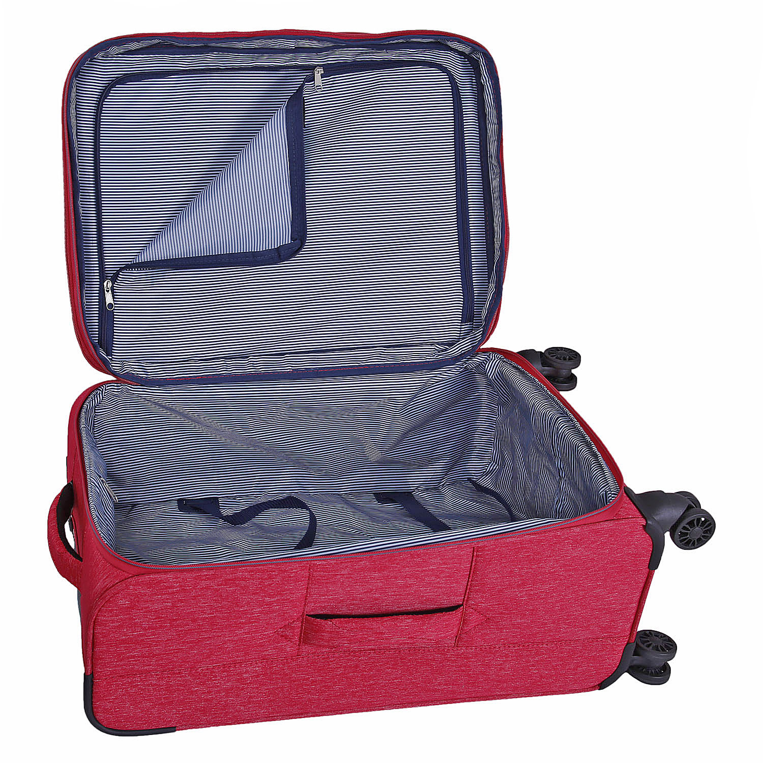 Суперлегкий чемодан среднего размера POLAR Р18А13-23" Red