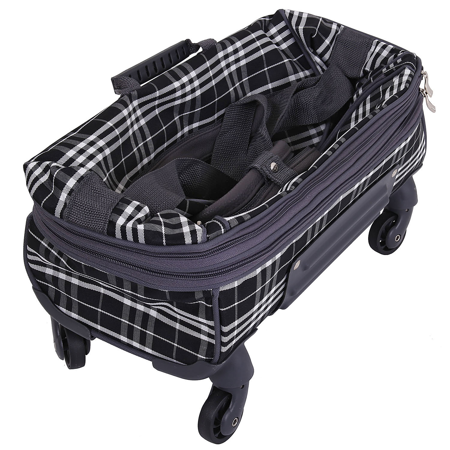 Раздвижная сумка на 4х колесах TSV 530.24 Black