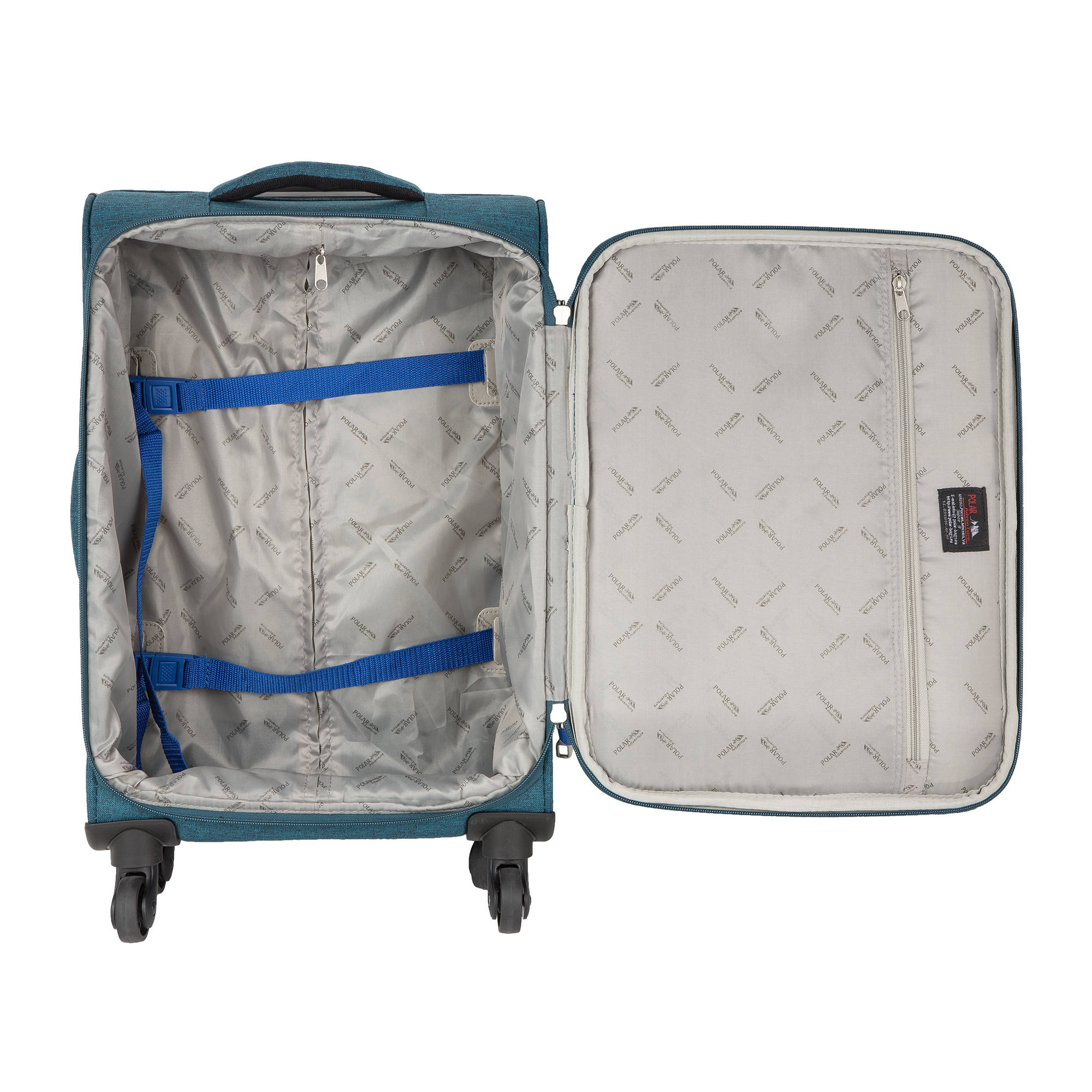 Чемодан на 4х колесах POLAR Р18А07-23" Green