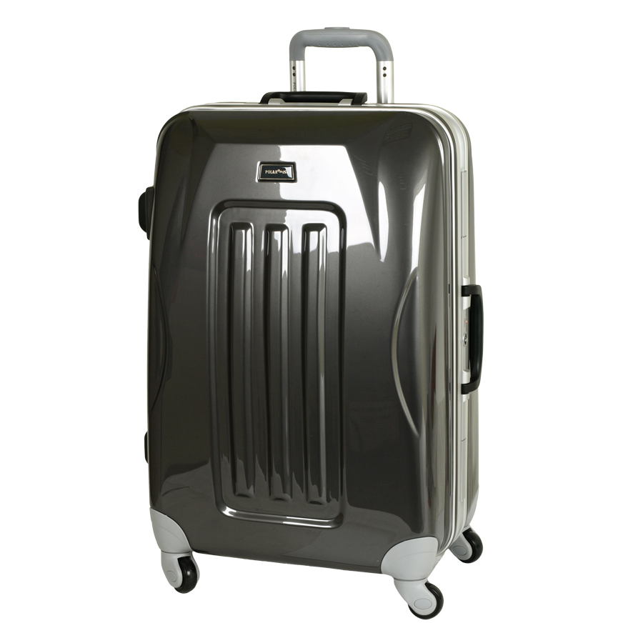 Чемодан-кейс на защелках POLAR P1123-20" Grey