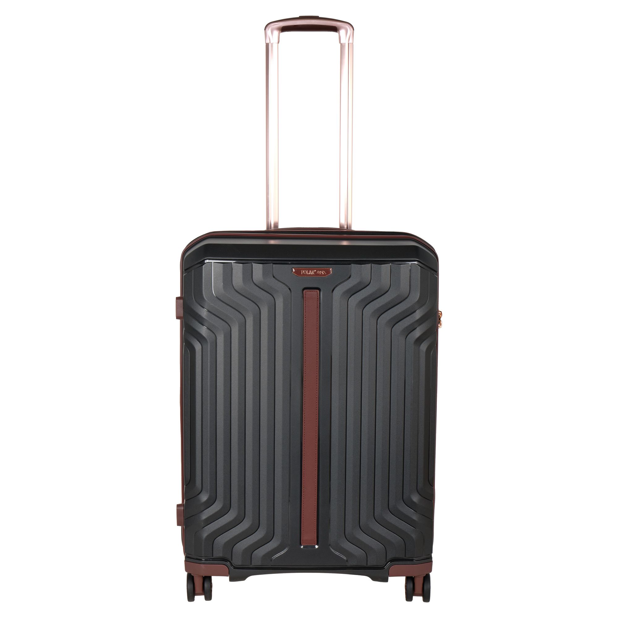 Чемодан среднего размера POLAR Р0015-24" Black