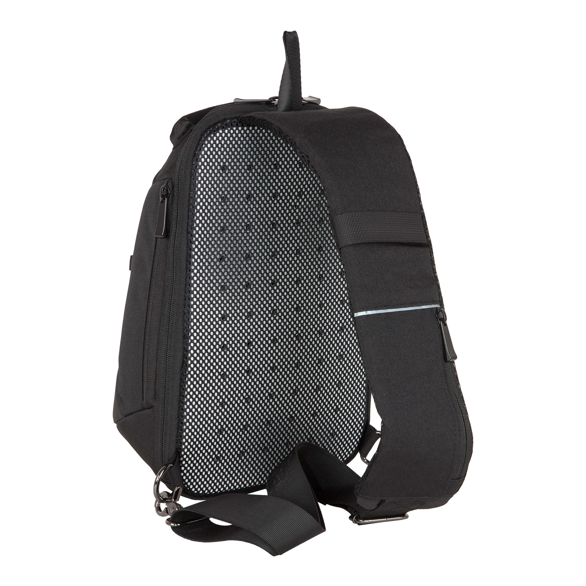 Однолямочный рюкзак POLAR П0074 Black