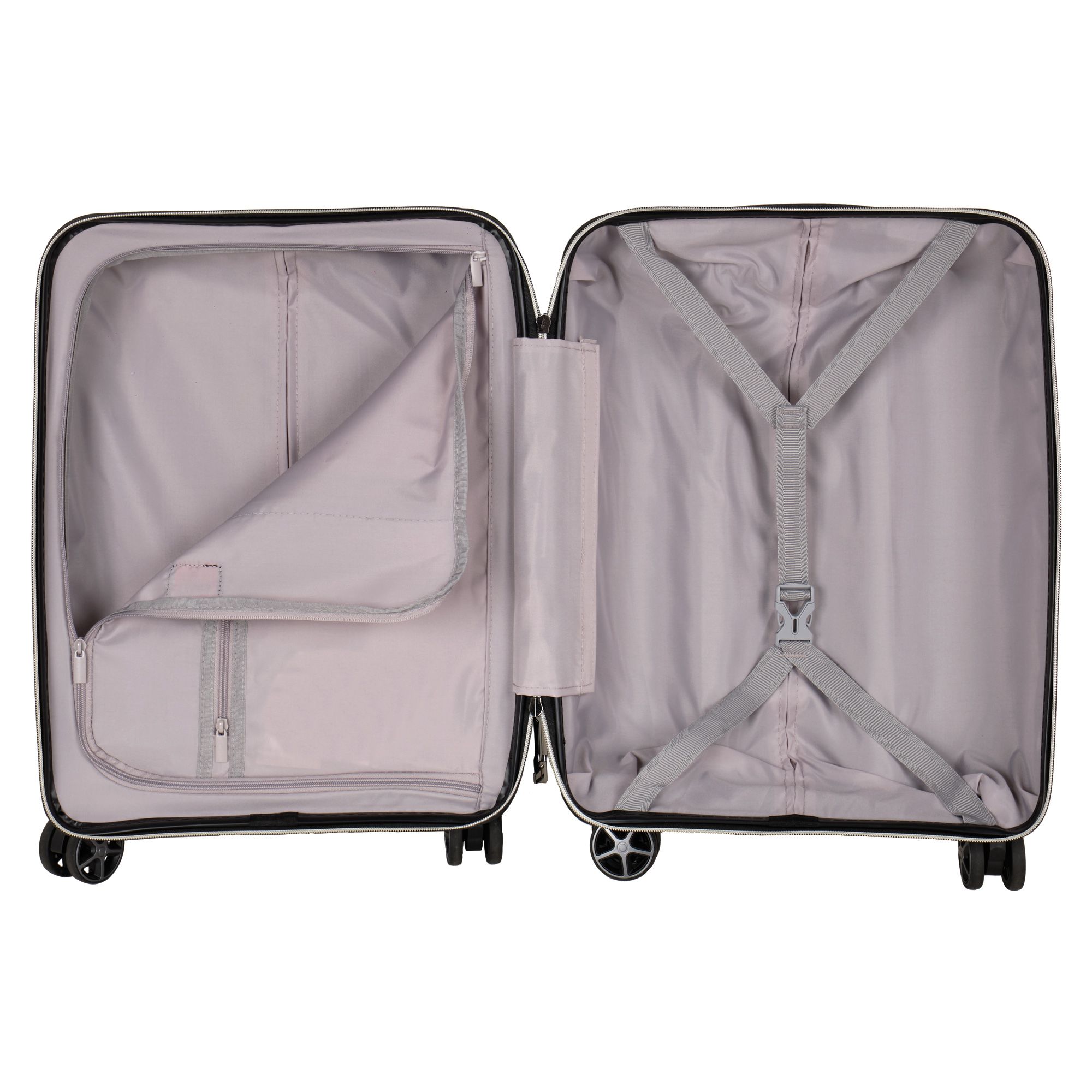 Чемодан для ручной клади POLAR Р0007-20" Black