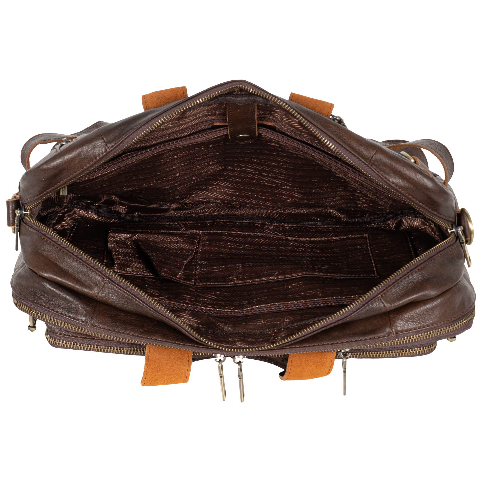 Сумка-рюкзак из натуральной кожи POLA 6031 Coffee