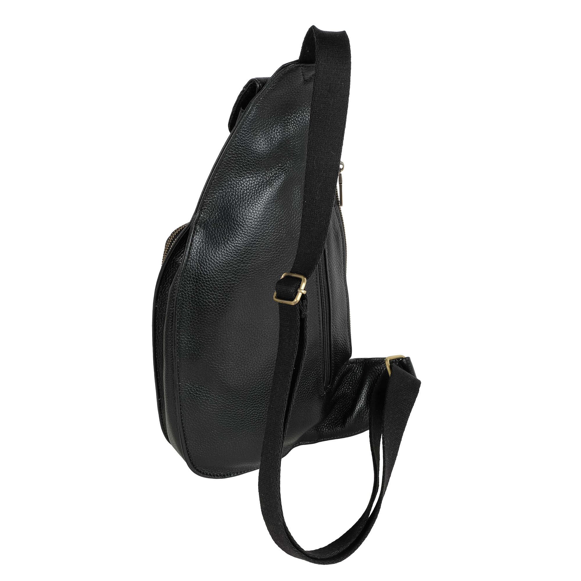 Мужская кожаная сумка POLAR 23176 Black