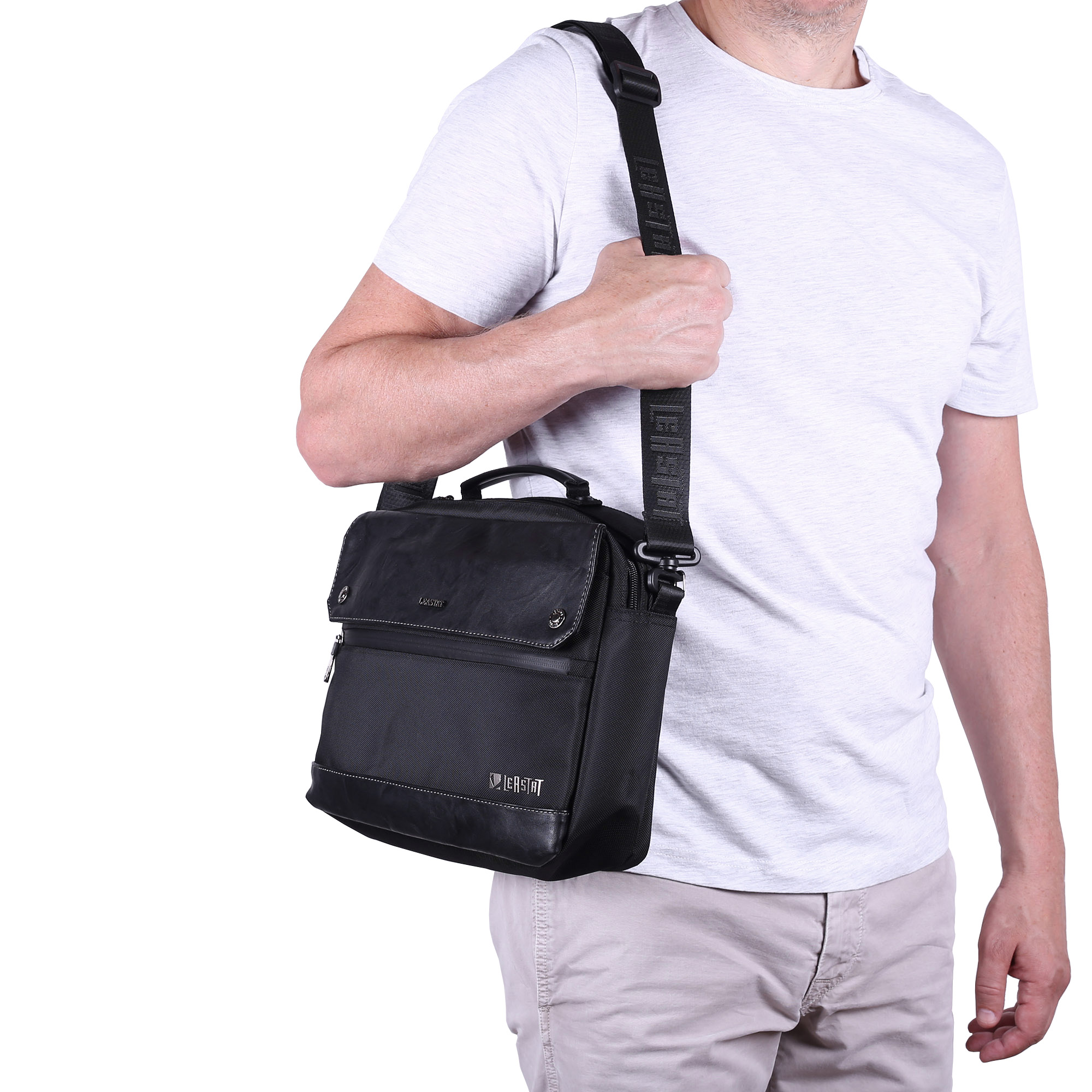 Мужская сумка-портфель LEASTAT 6603.2 Black