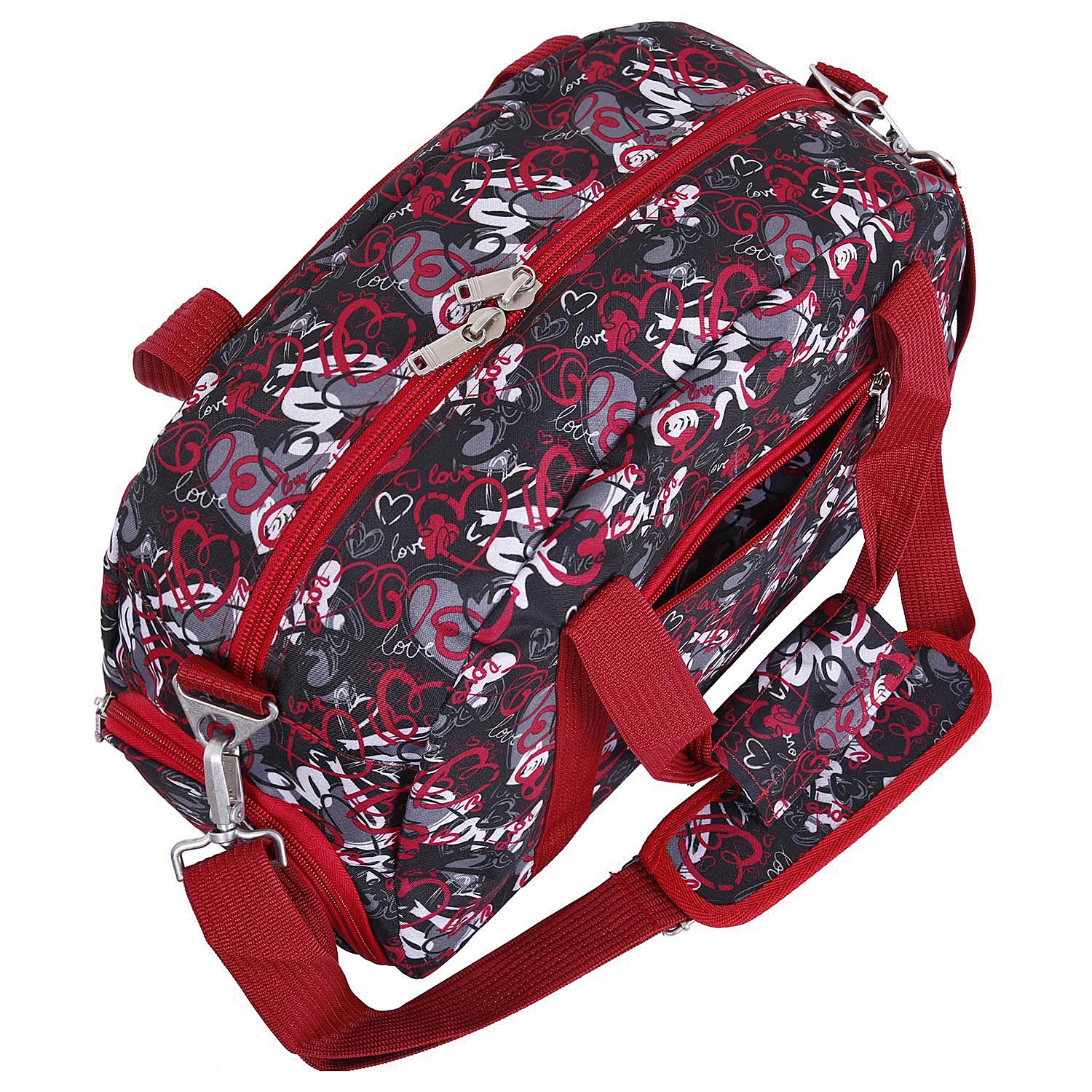 Спортивная сумка POLAR 5997 Красные сердца