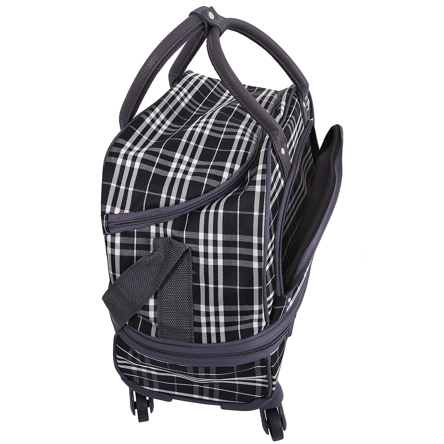 Раздвижная сумка на 4х колесах TSV 530.24 Black