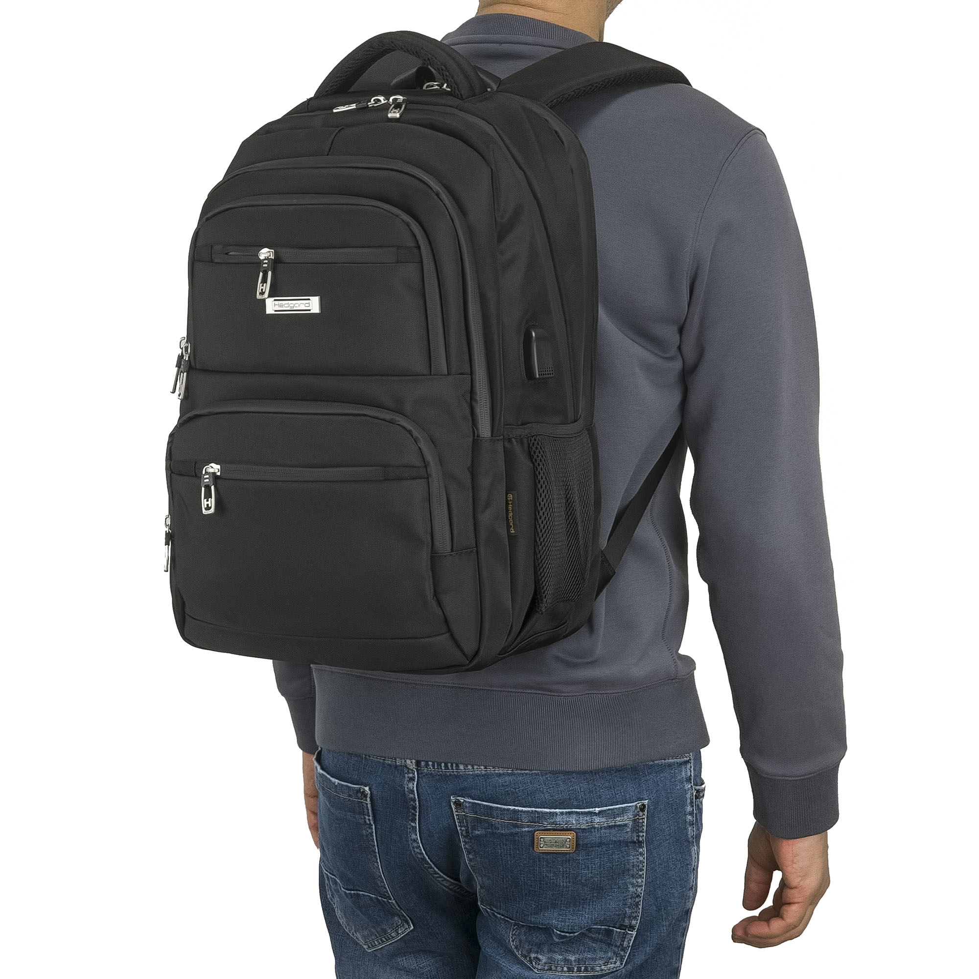 Рюкзак 3 отделения  Hedgard 0280 Black