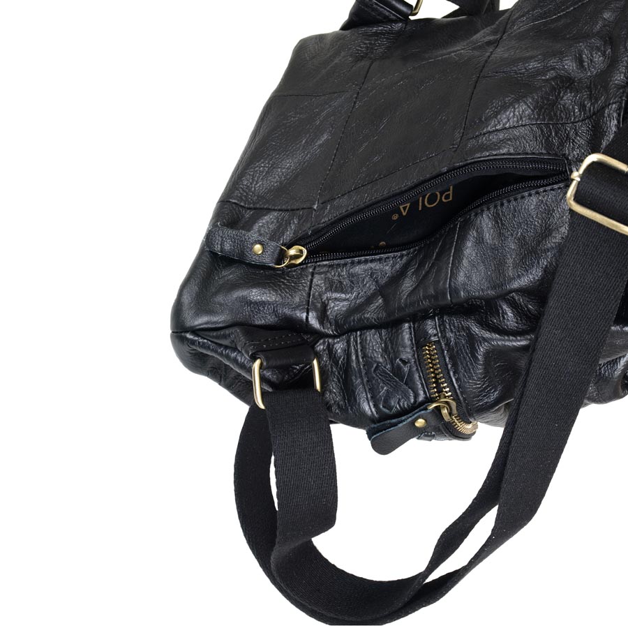 Рюкзак кожаный POLA 0303 Black