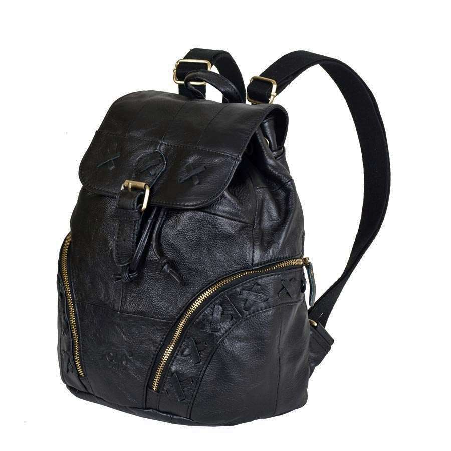 Рюкзак кожаный POLA 0303 Black