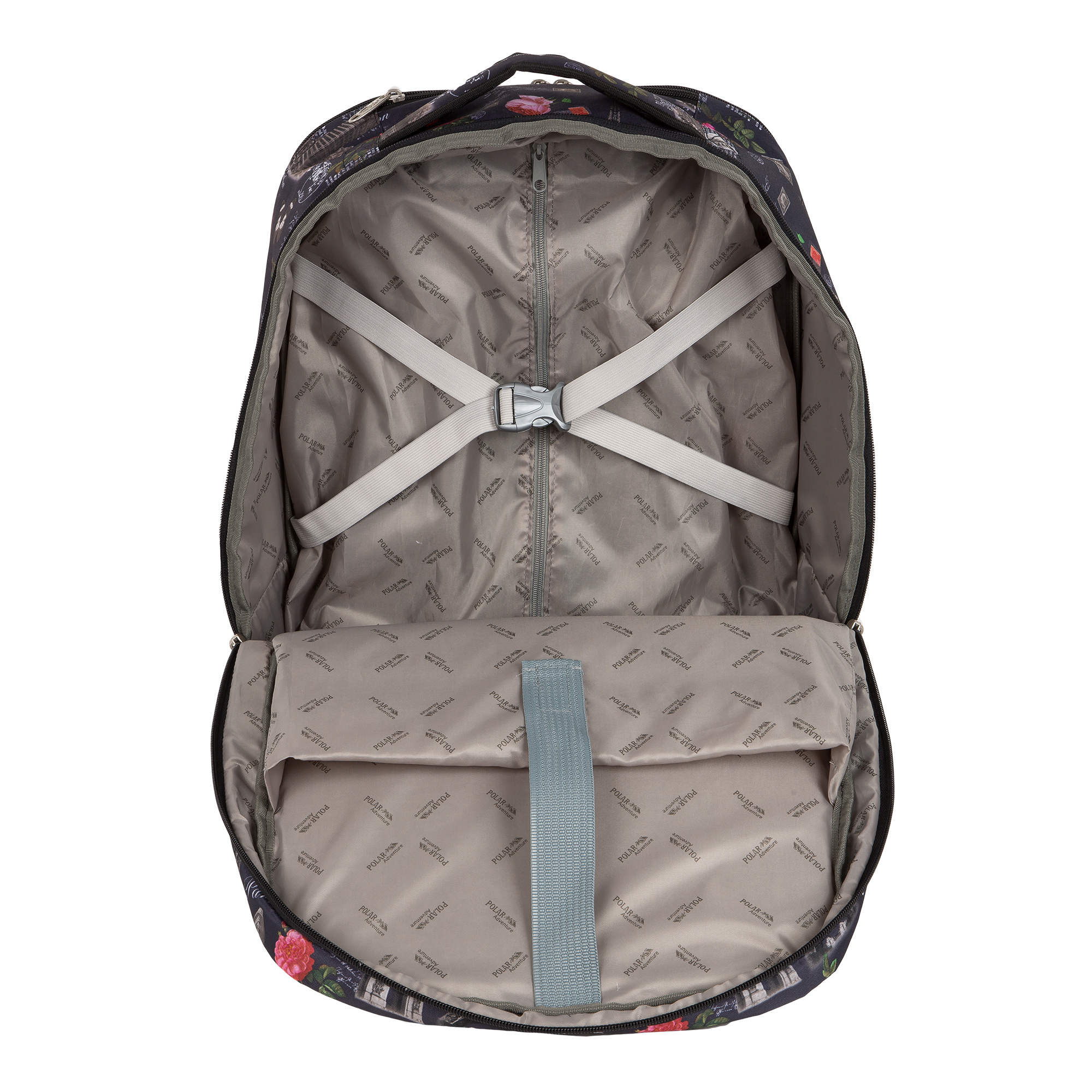 Чемодан-рюкзак на колесах POLAR П7111 "Джинса"