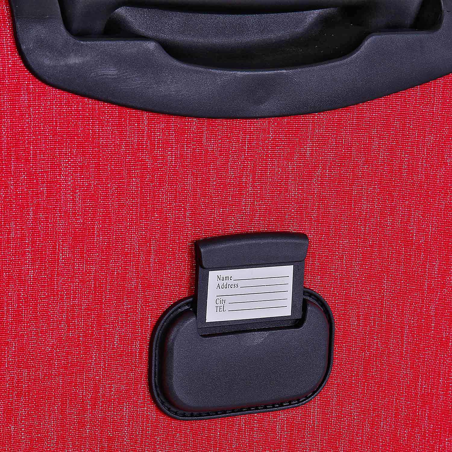 Суперлегкий чемодан среднего размера POLAR Р18А13-23" Red