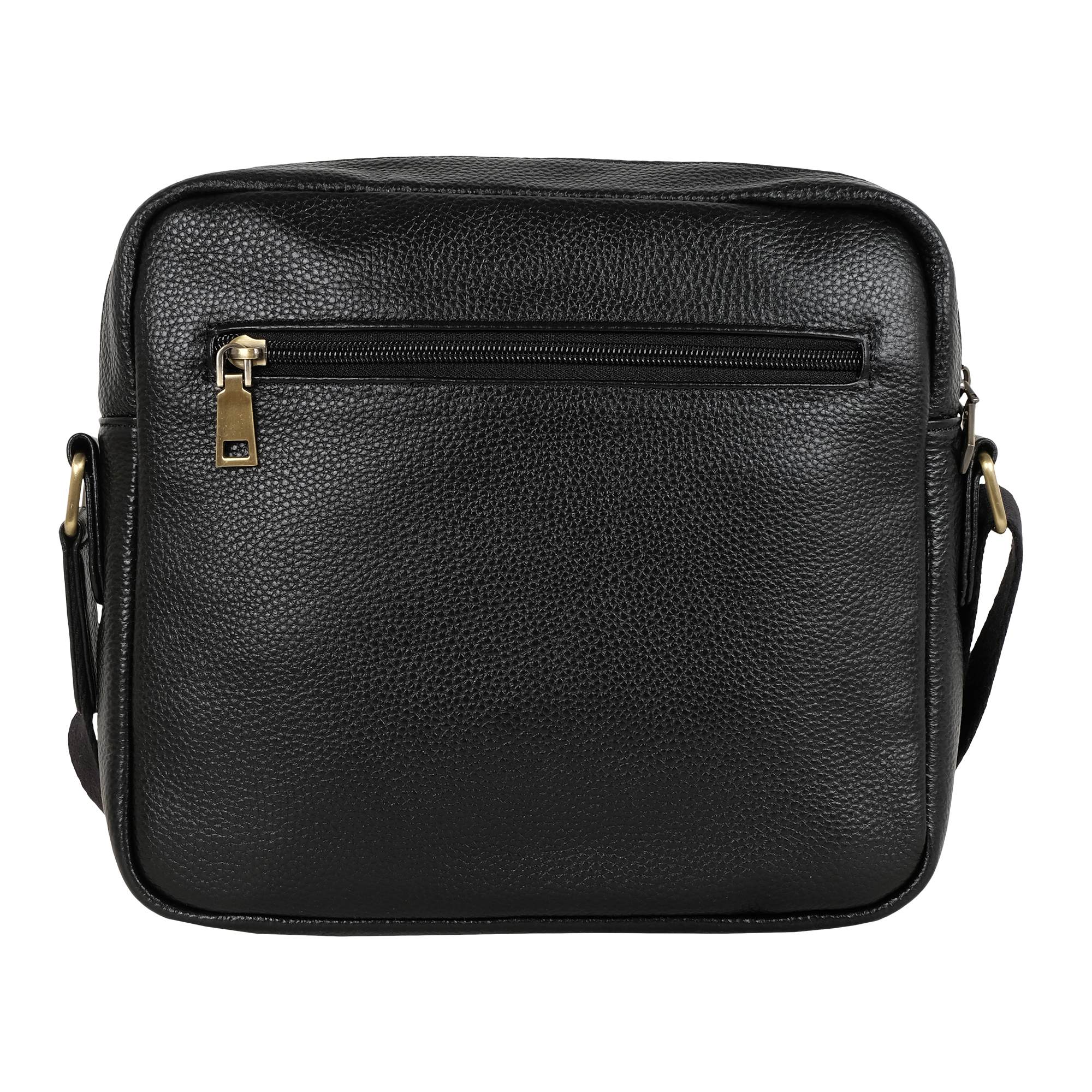 Мужская кожаная сумка POLAR 21584 черная