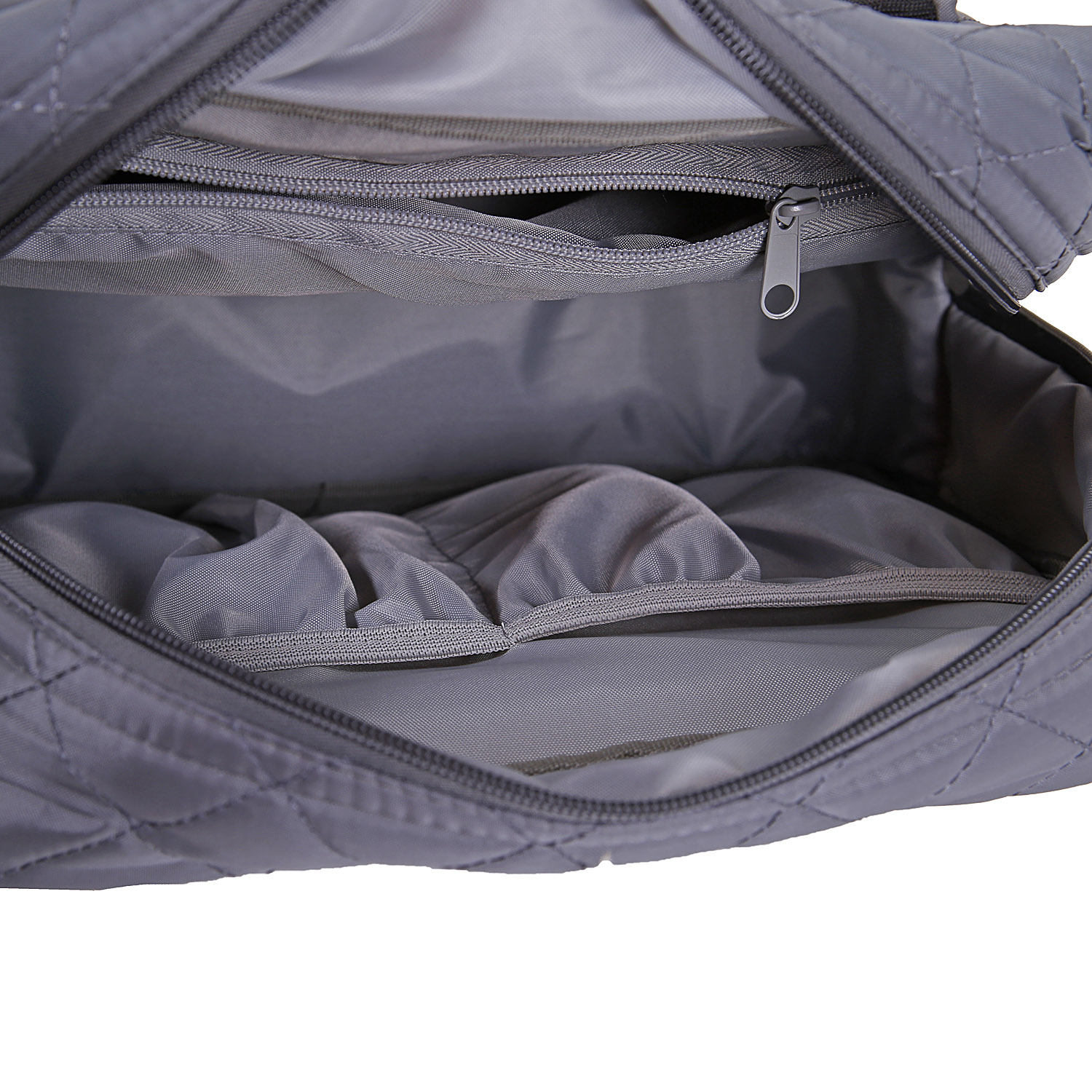 Сумка с креплением на ручку чемодана POLAR П7101 Grey, цвет: серый ...