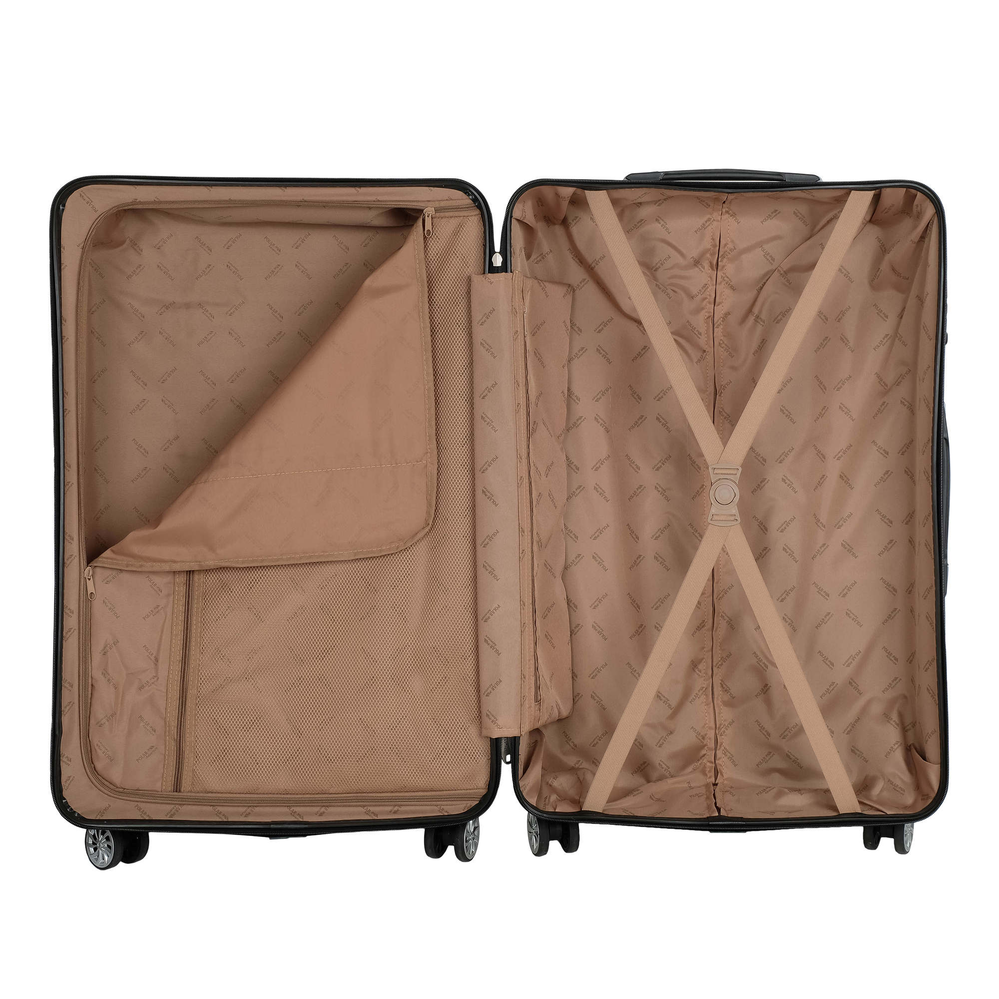 Чемодан большой POLAR РР5637-28" Coffee