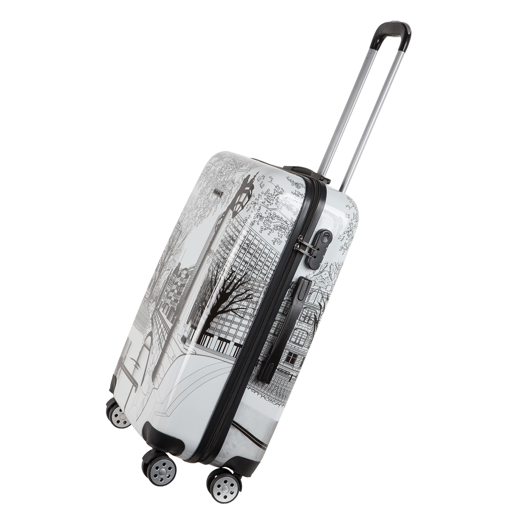 Чемодан малый POLAR РА033-20 Город