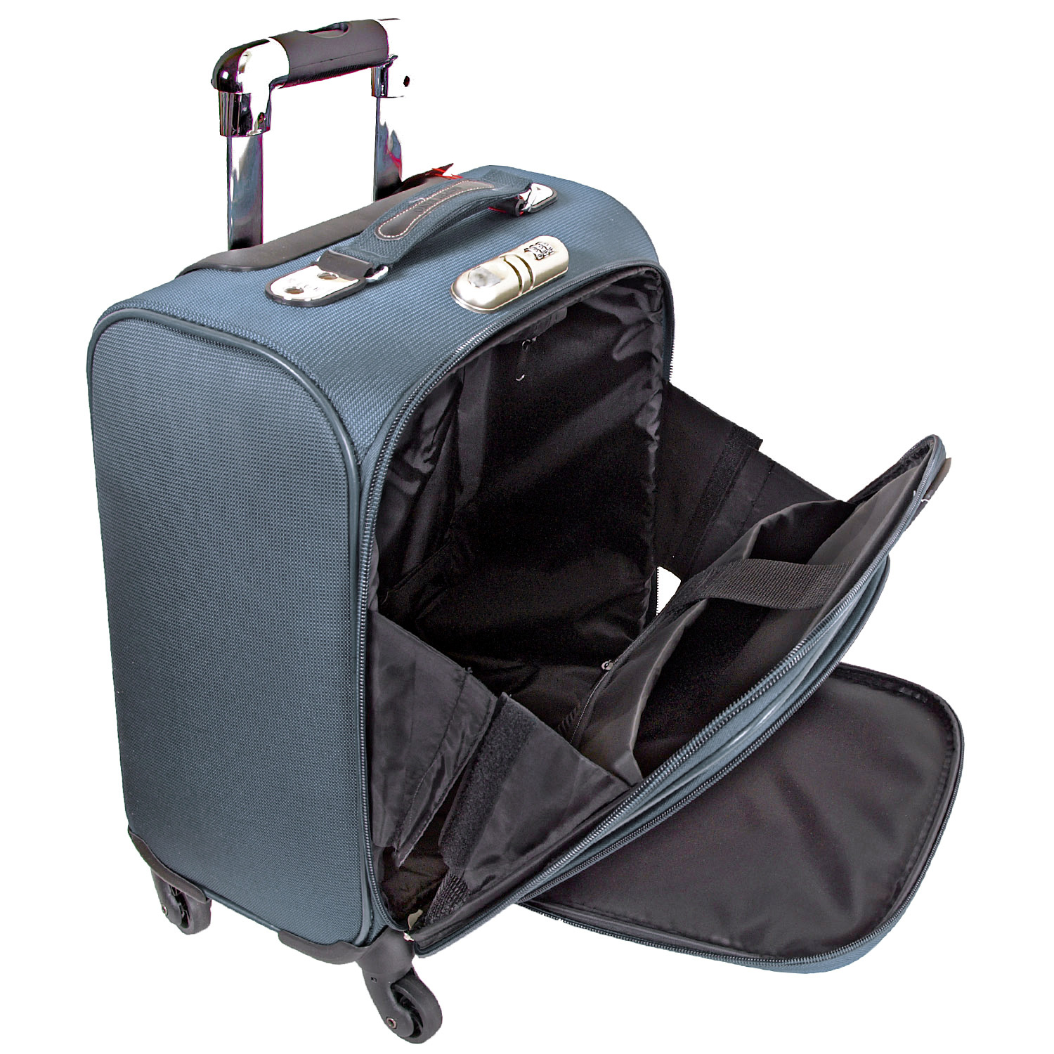 Кейс-пилот на 4х колесах RION+ А433 серый