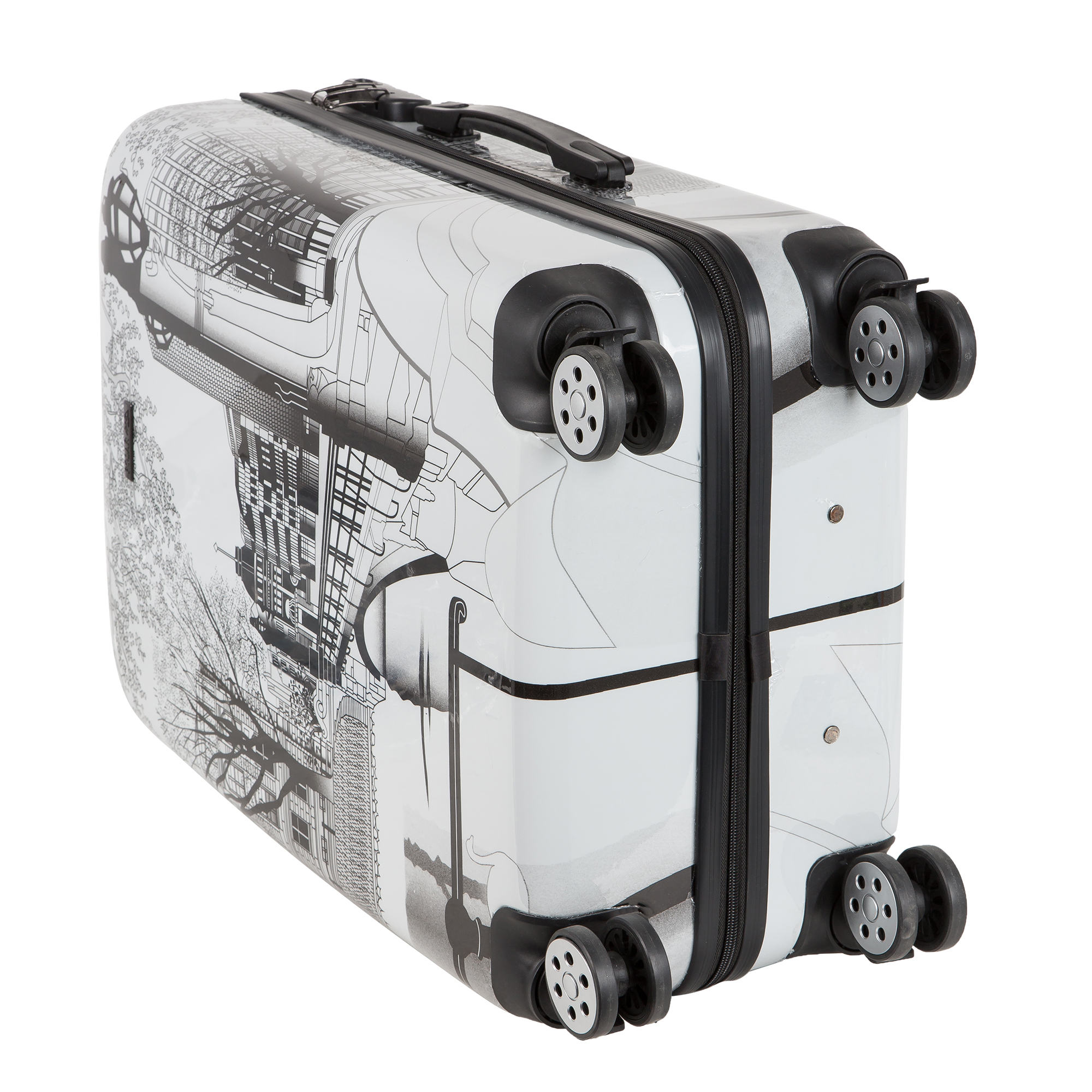 Чемодан малый POLAR РА033-20 Город