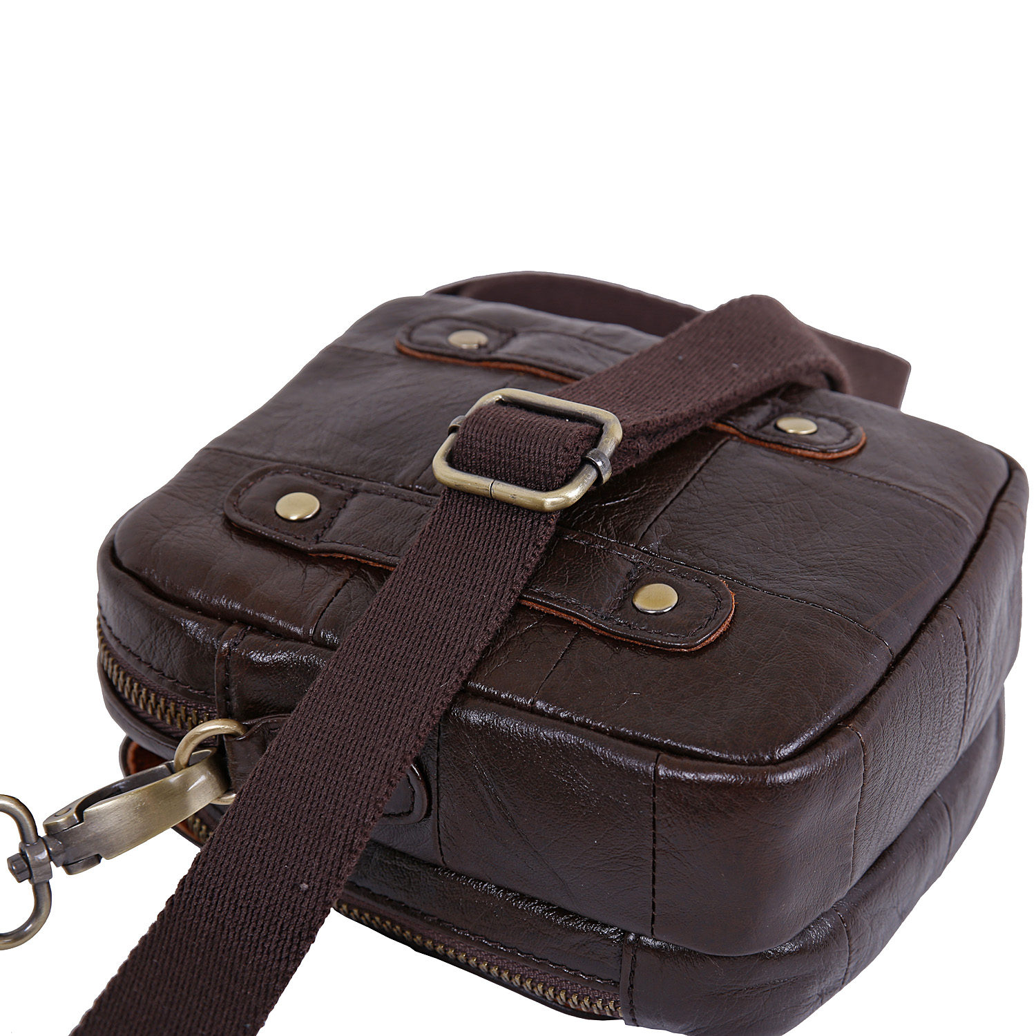 Сумка на плечо с креплением на ремень POLA 0603 Brown