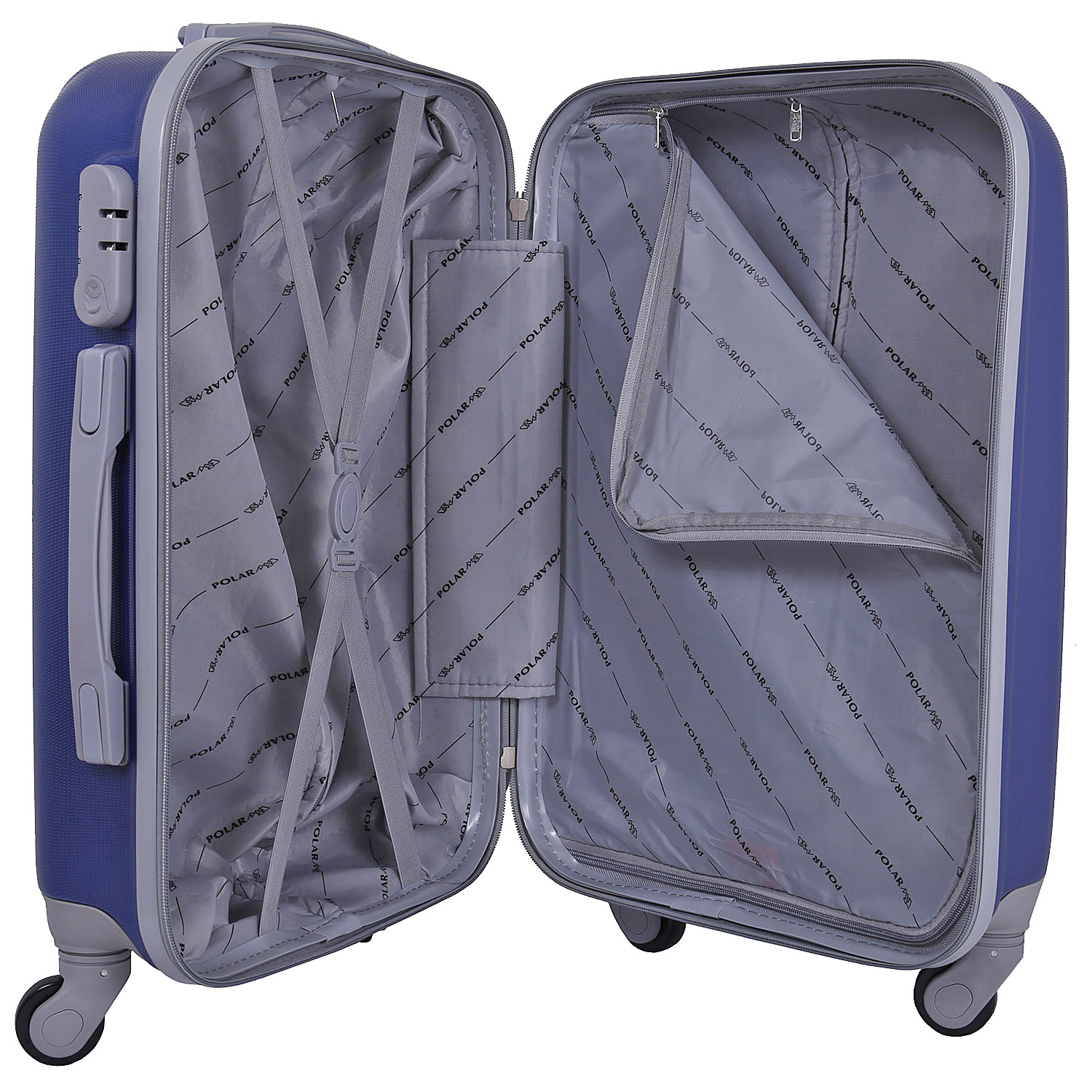 Чемодан малый POLAR Р12031-19" Blue