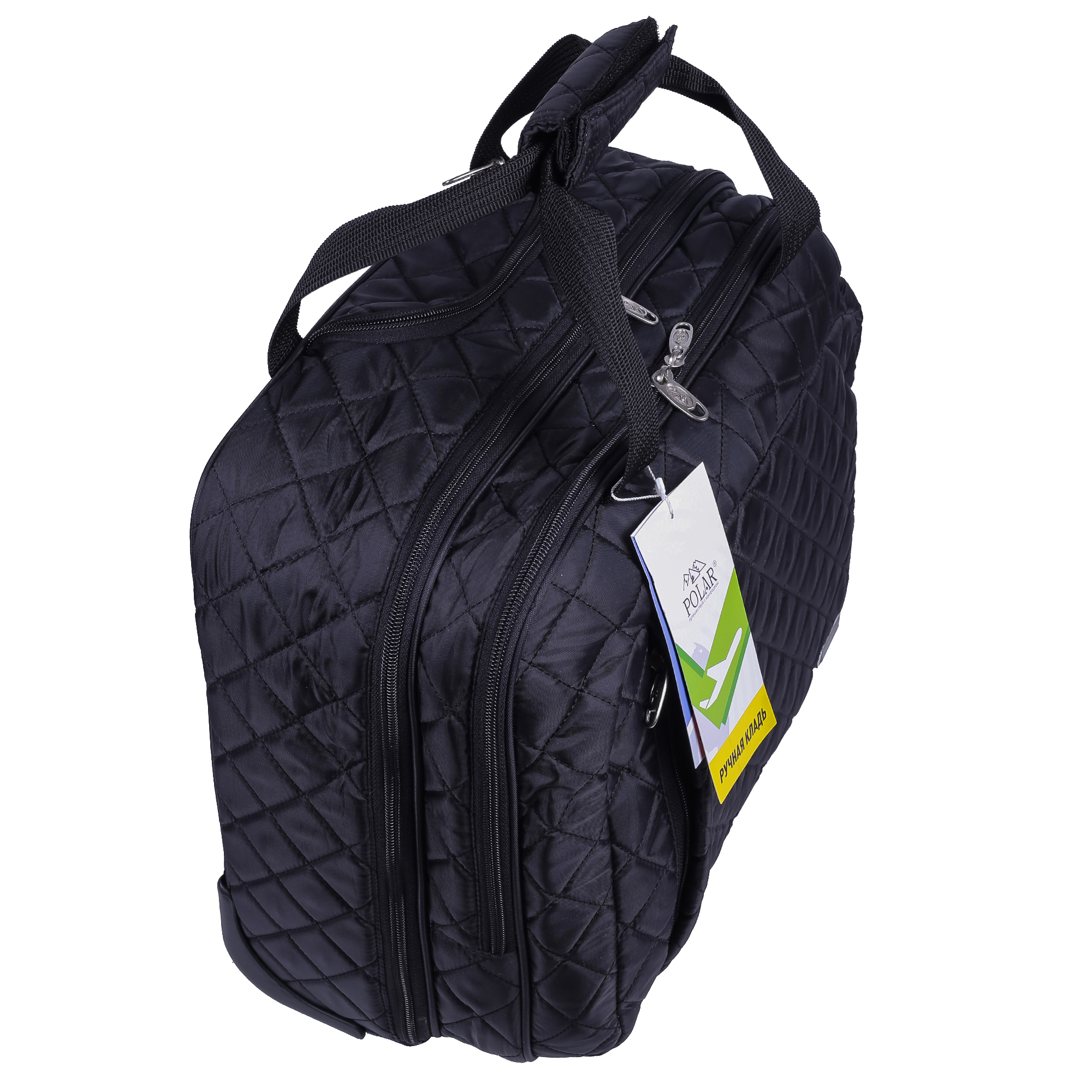 Сумка на колесах для ручной клади POLAR 7058 Black