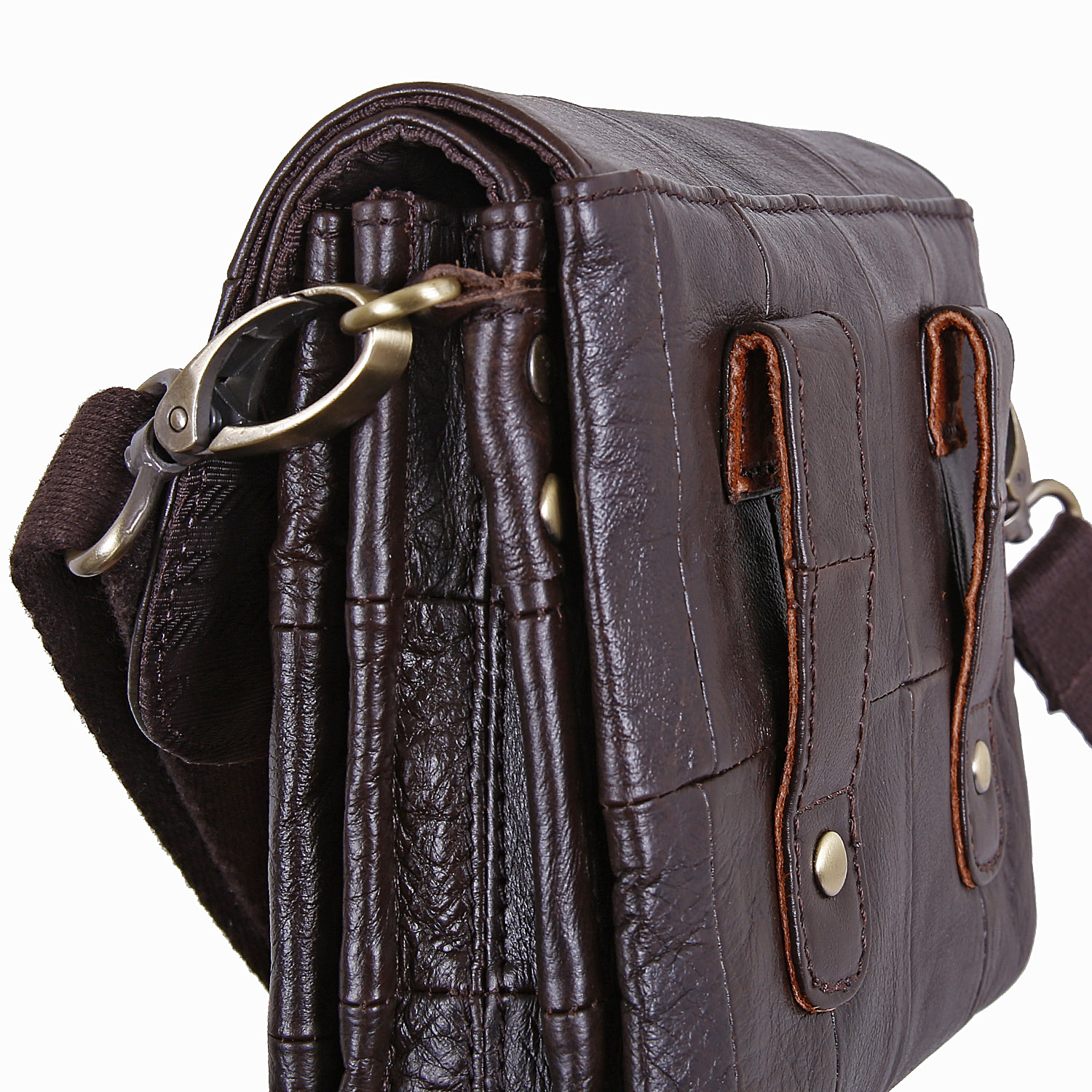 Сумка на плечо с креплением на ремень POLA 9035 Brown